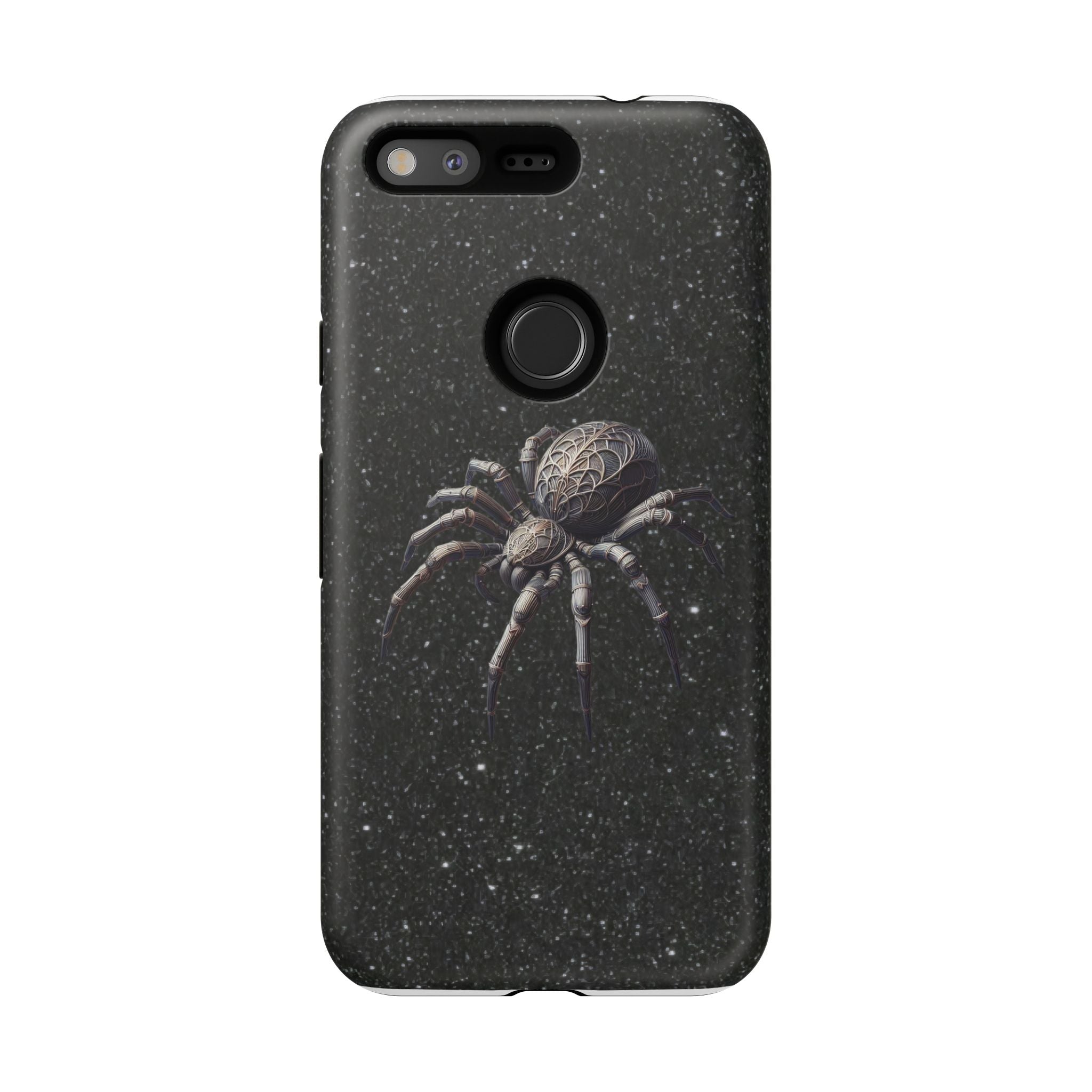Spider Night Tough Phone Case — Dark Space Tarantula iPhone Cover Printify