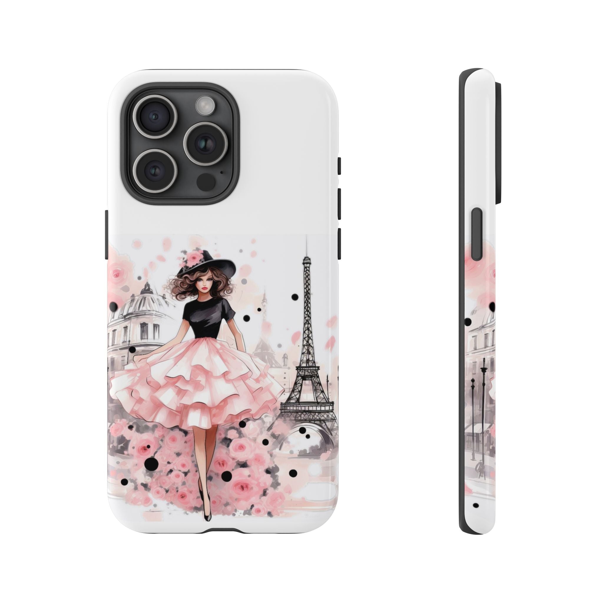 Paris Fashion Illustration Phone Case | Tough Case Printify