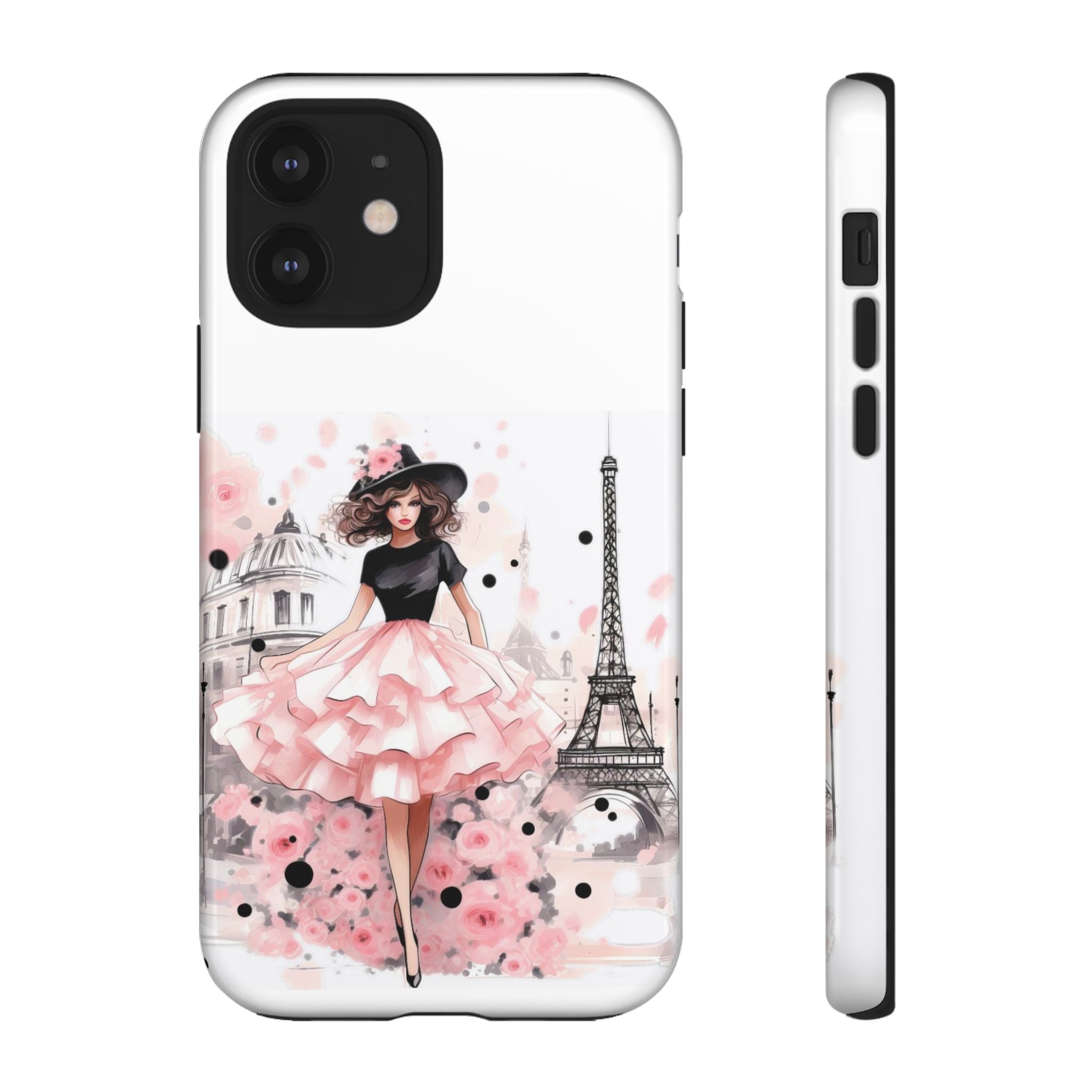 Paris Fashion Illustration Phone Case | Tough Case Printify