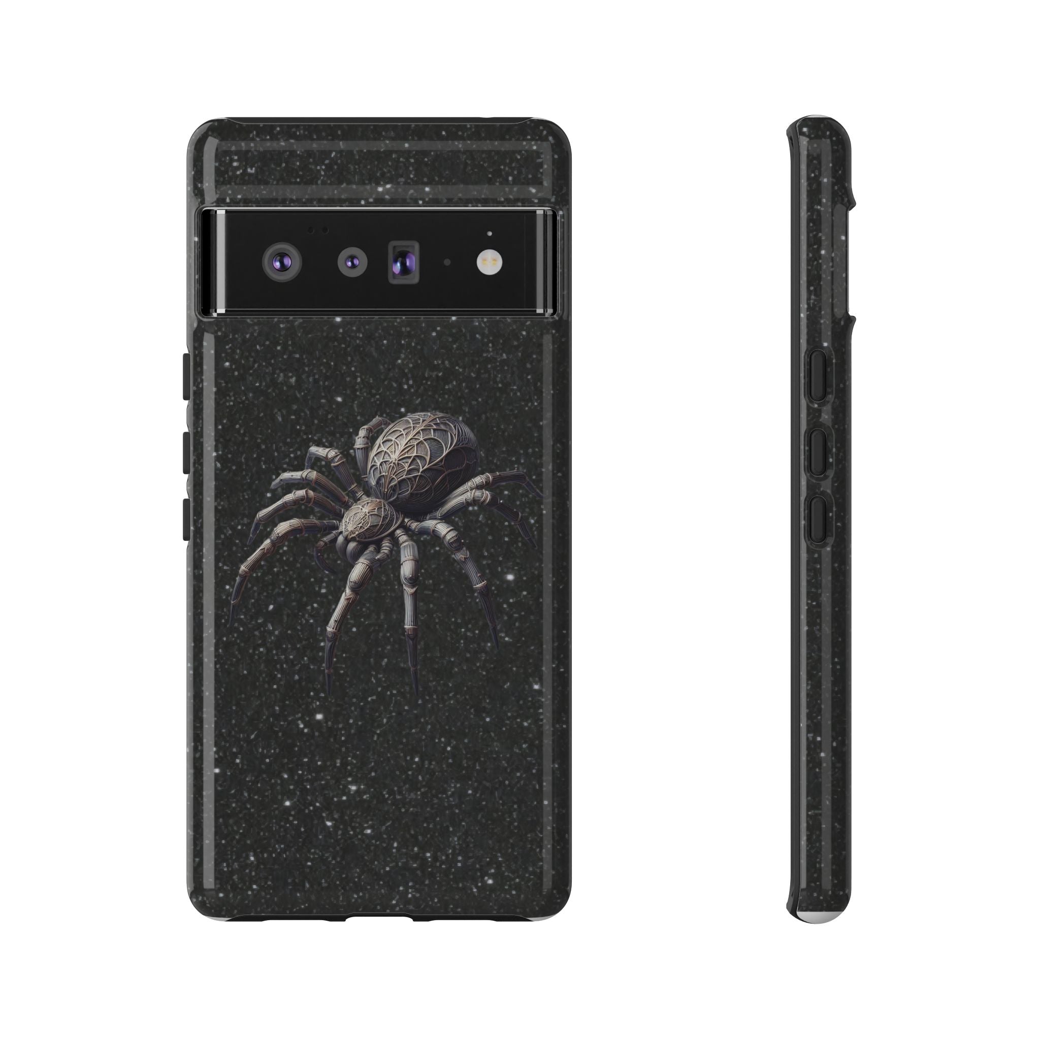 Spider Night Tough Phone Case — Dark Space Tarantula iPhone Cover Printify