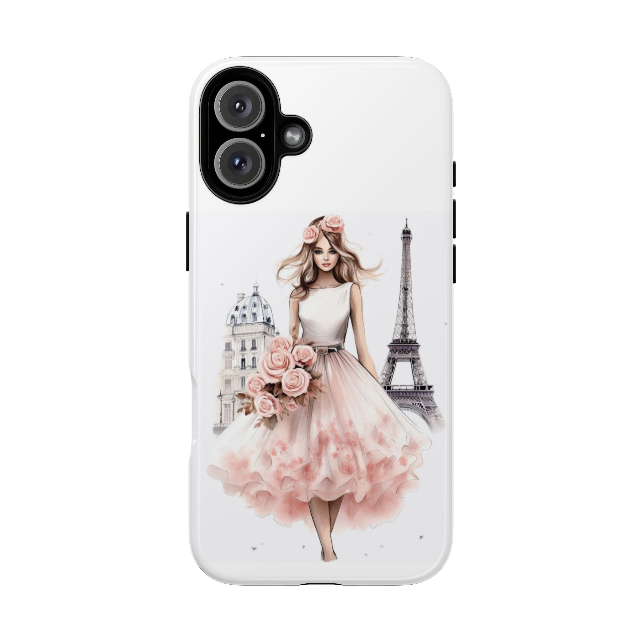 Parisian Ballerina Bouquet phone case | Tough Cases Printify