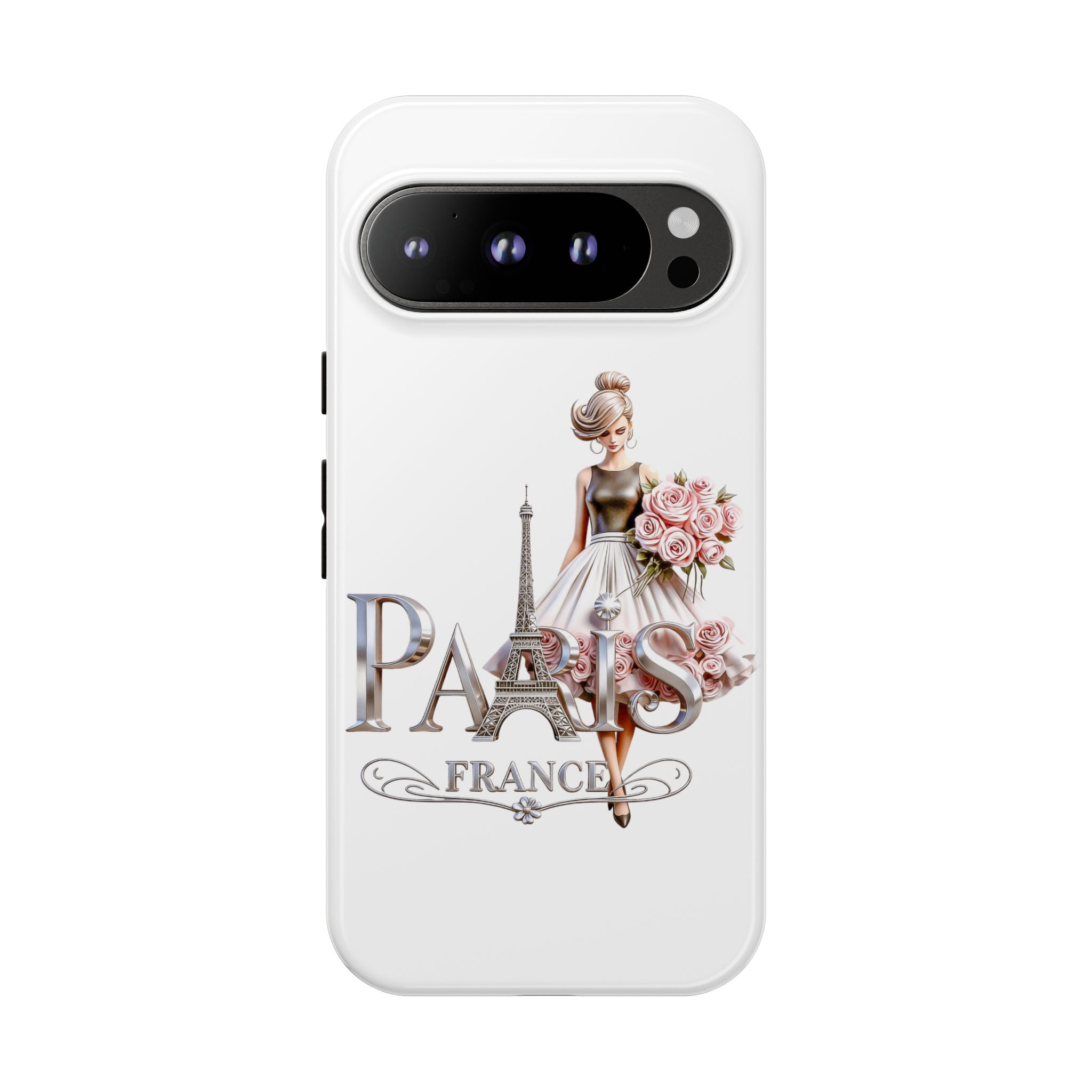 Phone Case | Eiffel Tower Floral Fashion Design Printify