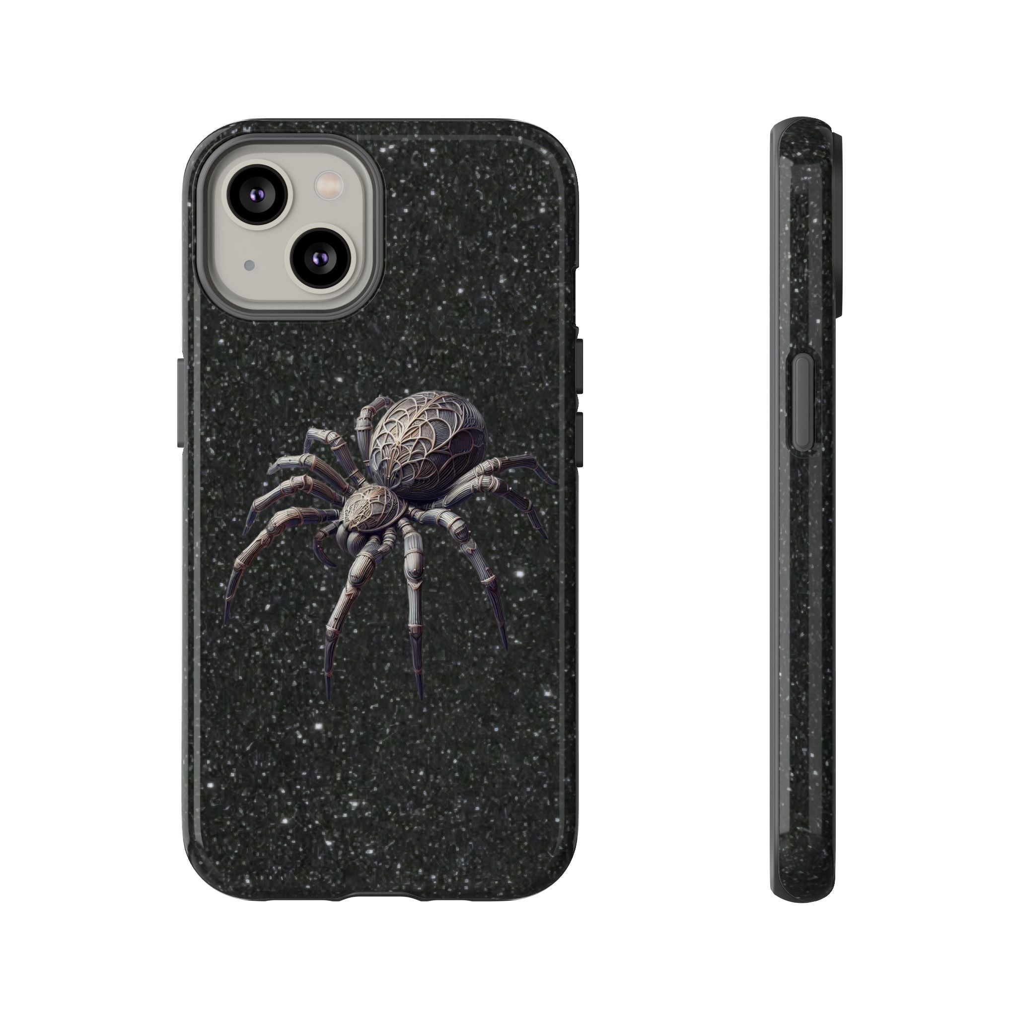 Spider Night Tough Phone Case — Dark Space Tarantula iPhone Cover Printify