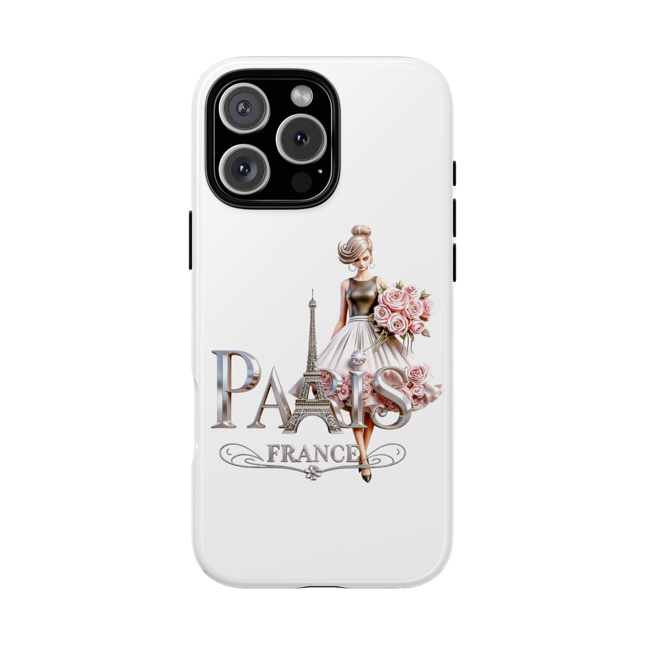 Phone Case | Eiffel Tower Floral Fashion Design Printify