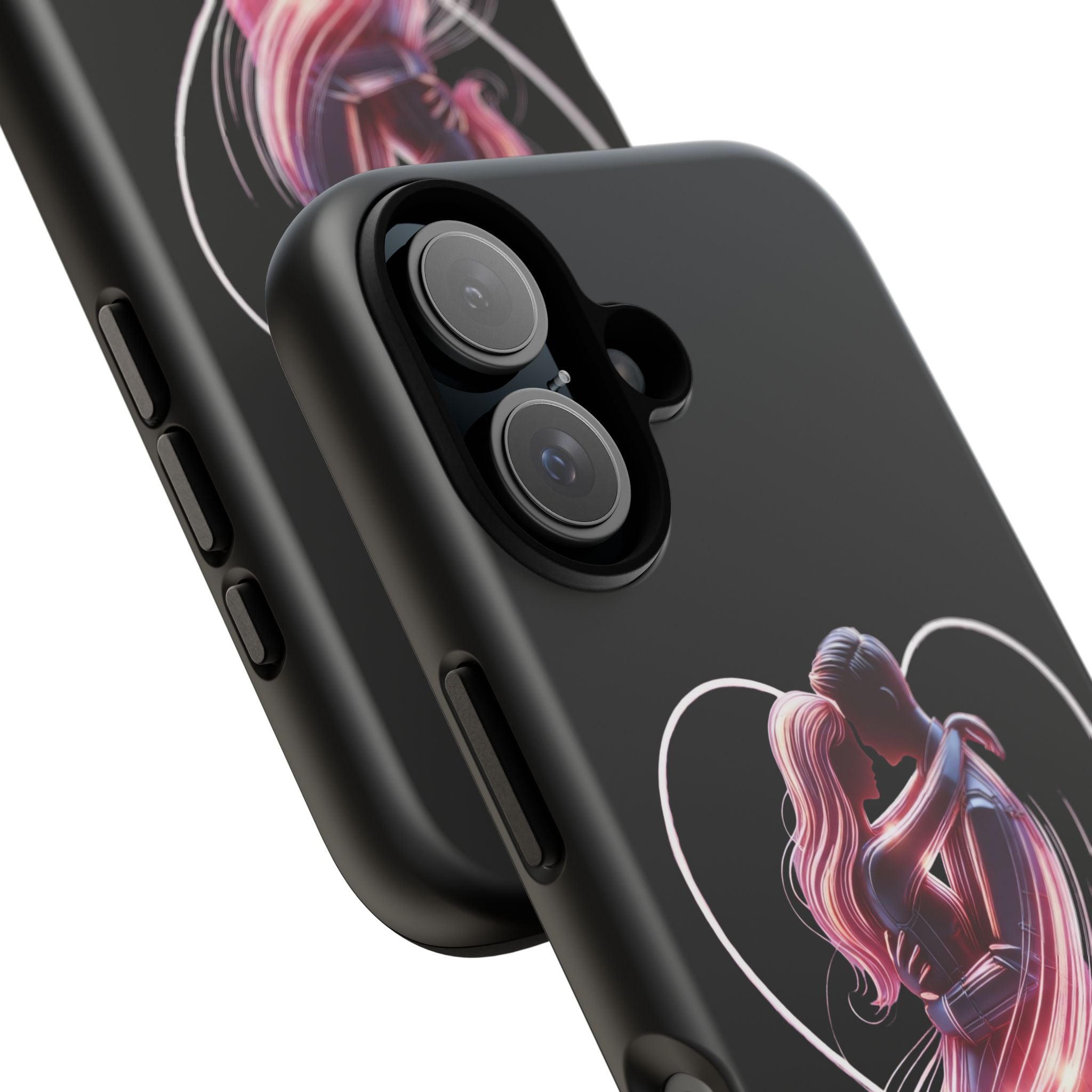 Romantic Couple Heart phone case | Tough Cases Printify