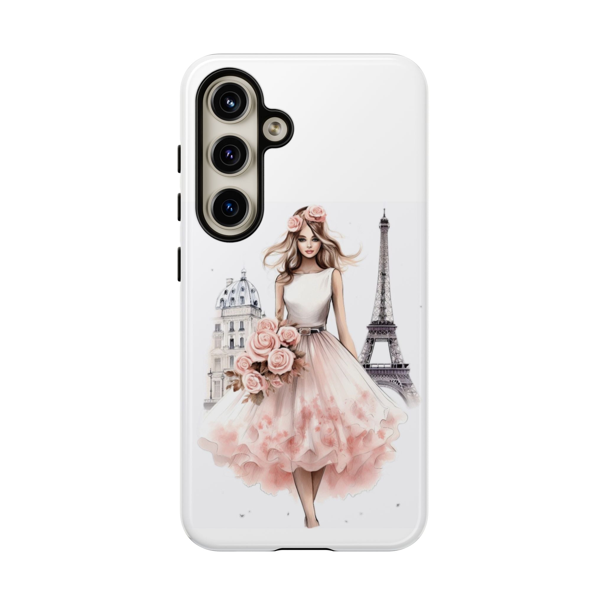 Parisian Ballerina Bouquet phone case | Tough Cases Printify