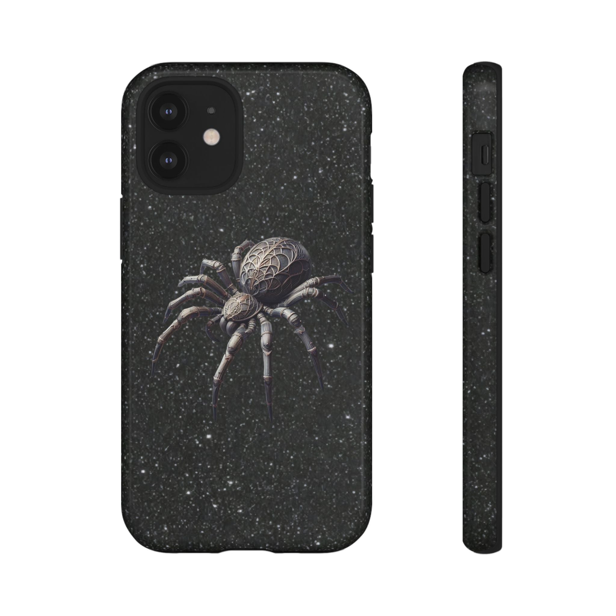 Spider Night Tough Phone Case — Dark Space Tarantula iPhone Cover Printify