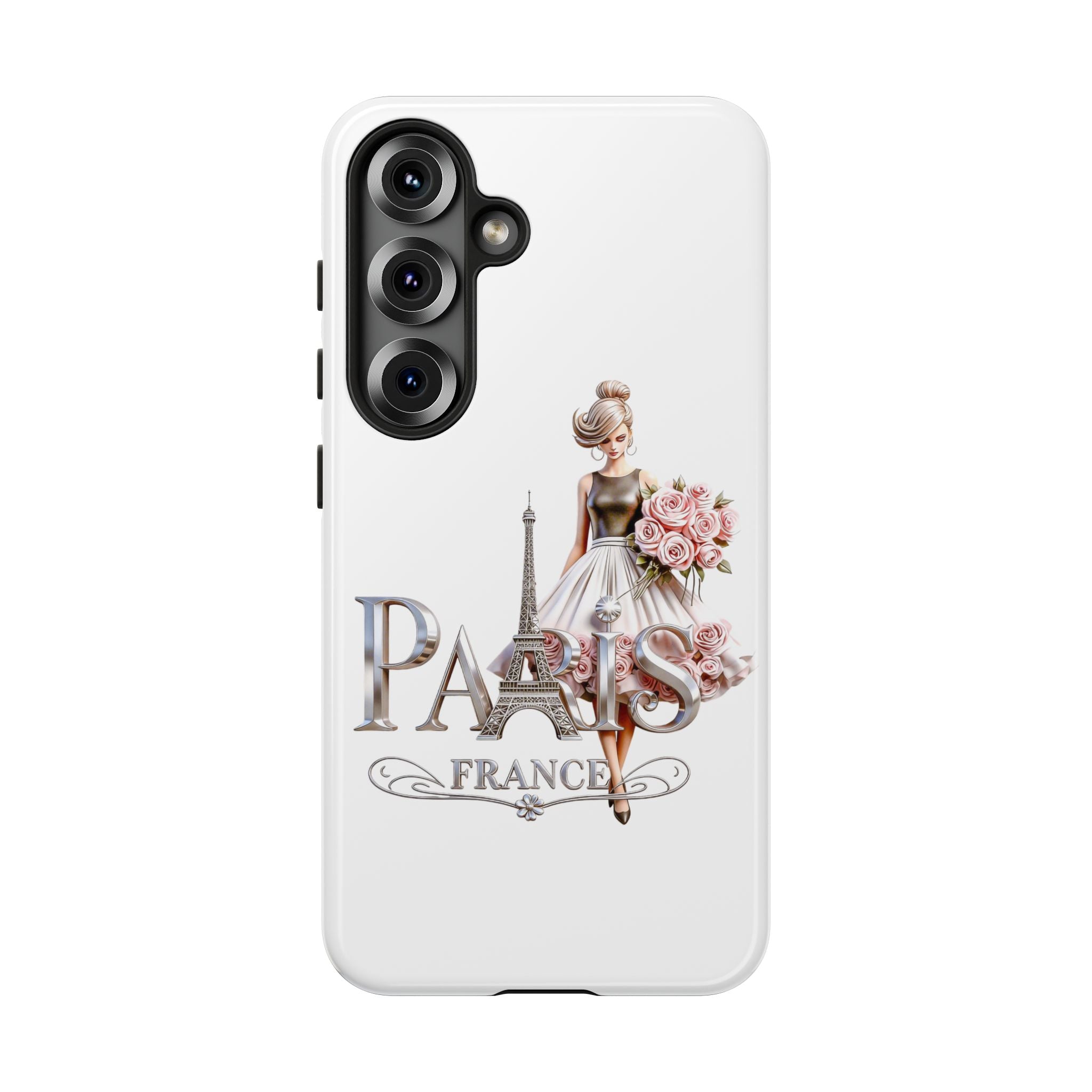 Phone Case | Eiffel Tower Floral Fashion Design Printify