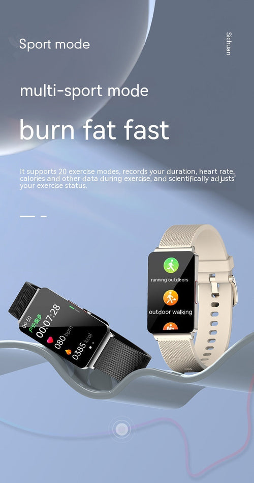 Smart Sport Watch - Blood Oxygen Body Temperature Sleep Monitoring