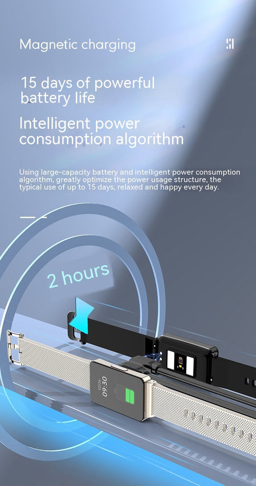 Smart Sport Watch - Blood Oxygen Body Temperature Sleep Monitoring