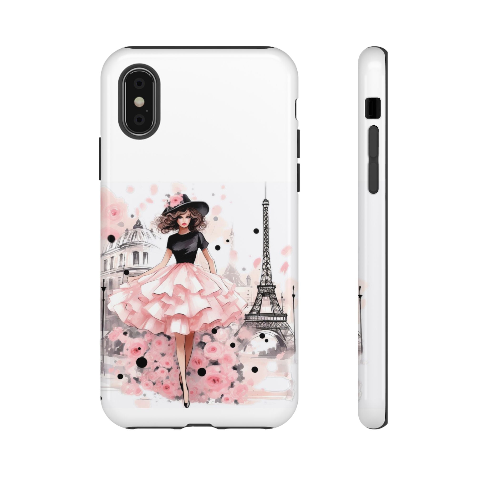 Paris Fashion Illustration Phone Case | Tough Case Printify