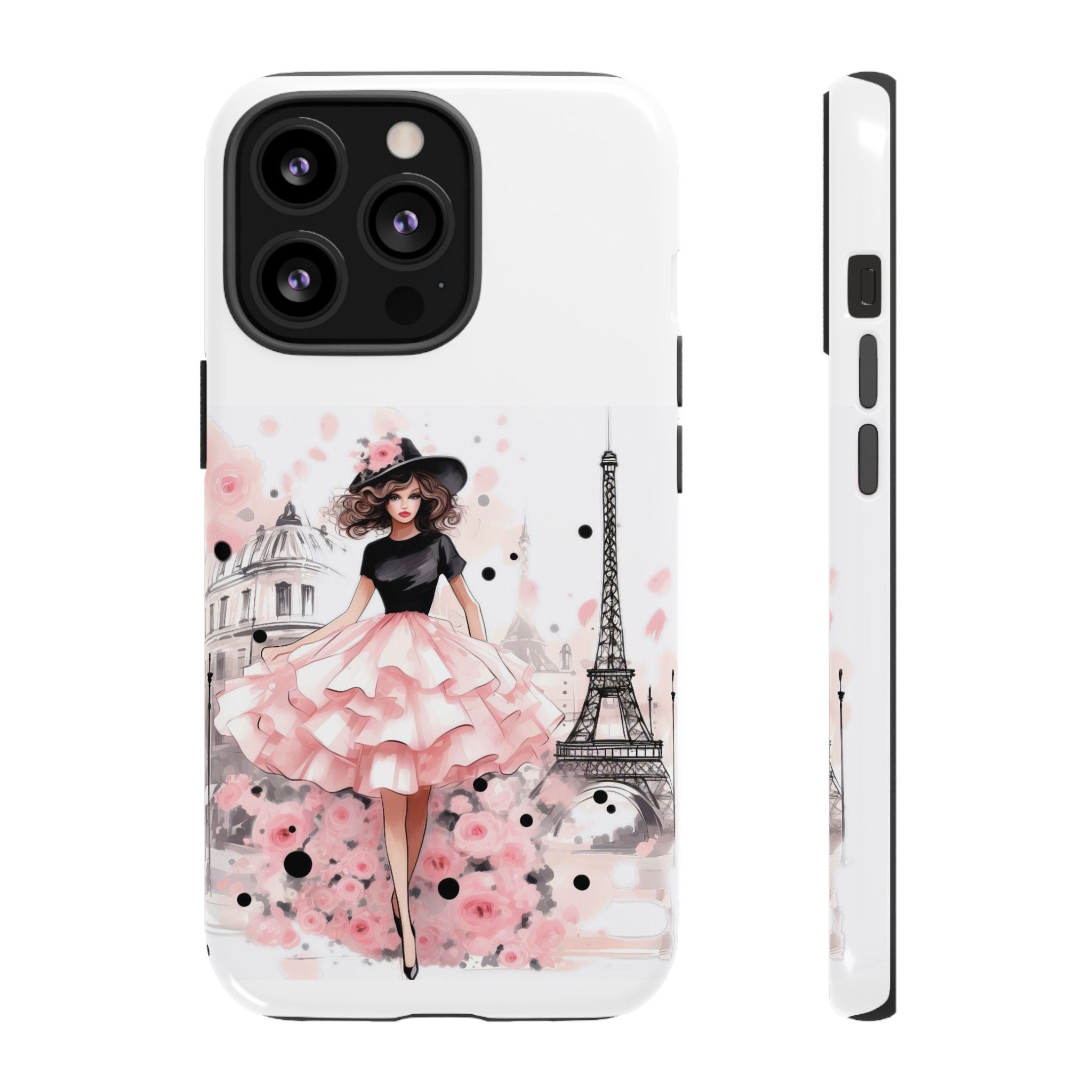 Paris Fashion Illustration Phone Case | Tough Case Printify
