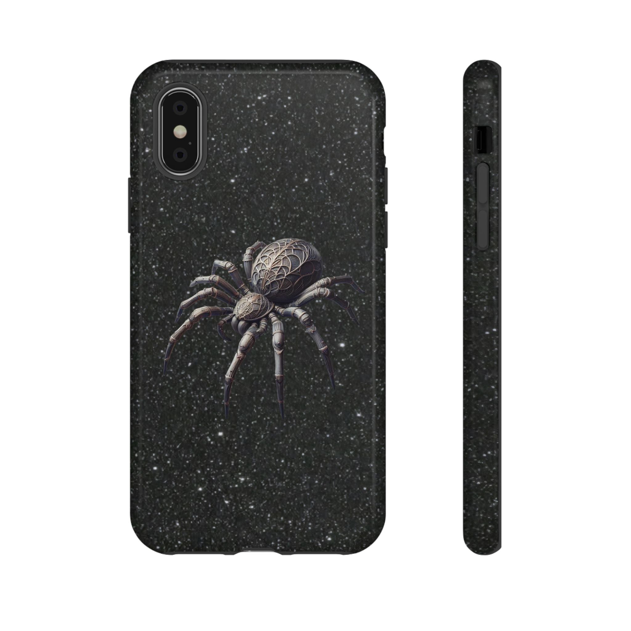 Spider Night Tough Phone Case — Dark Space Tarantula iPhone Cover Printify