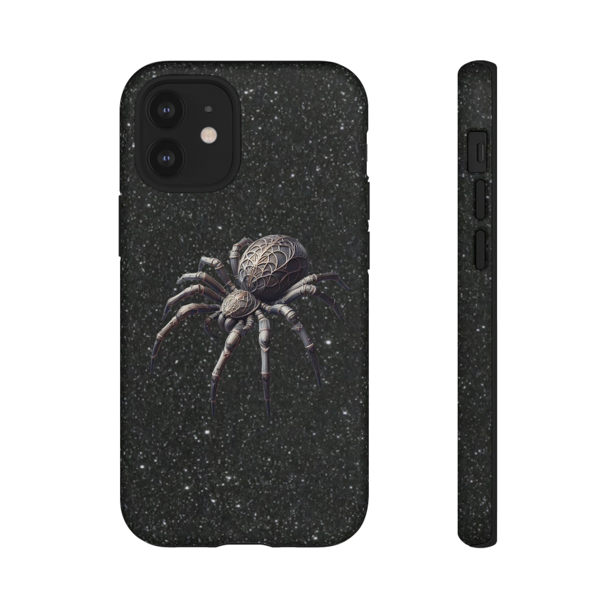 Spider Night Tough Phone Case — Dark Space Tarantula iPhone Cover Printify