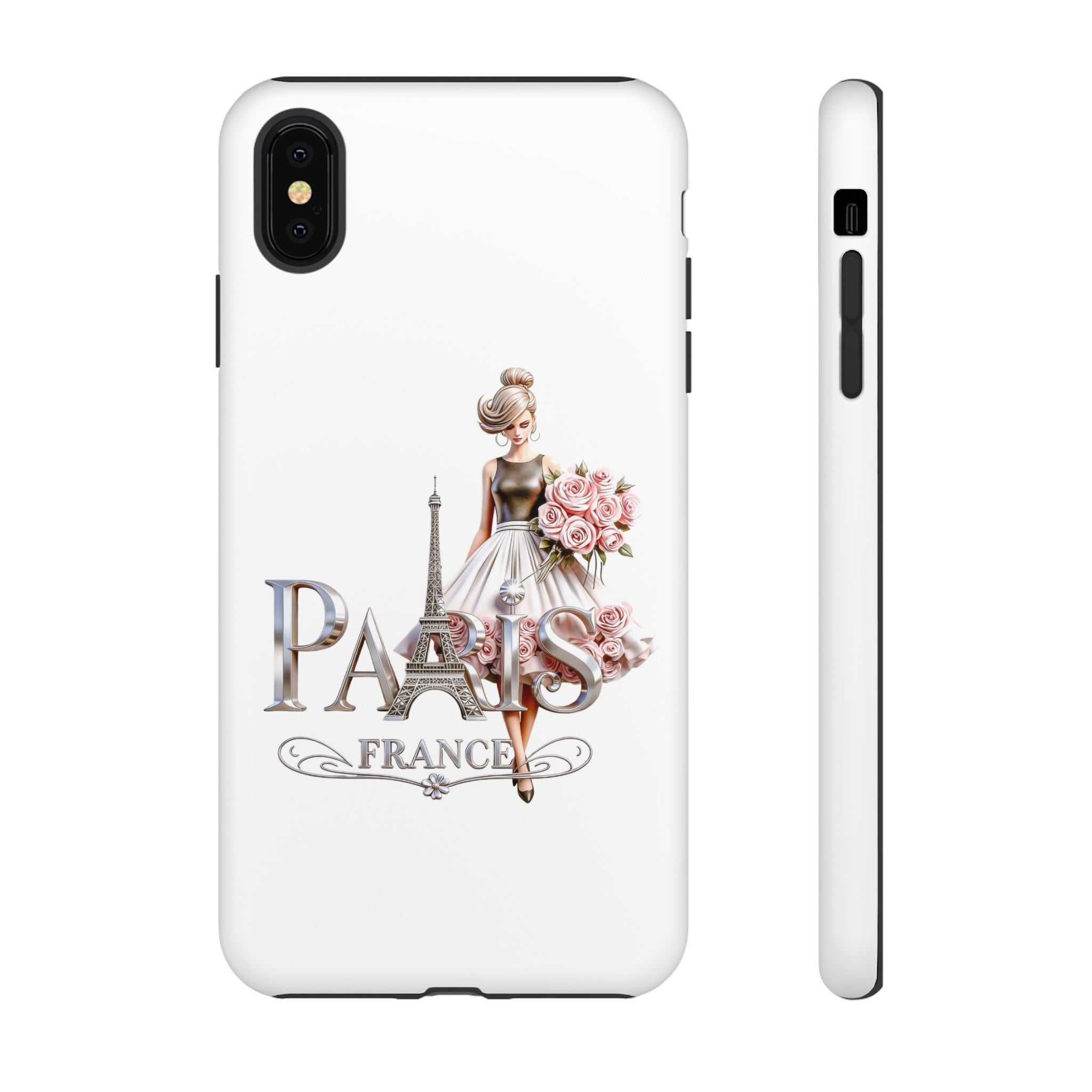 Phone Case | Eiffel Tower Floral Fashion Design Printify