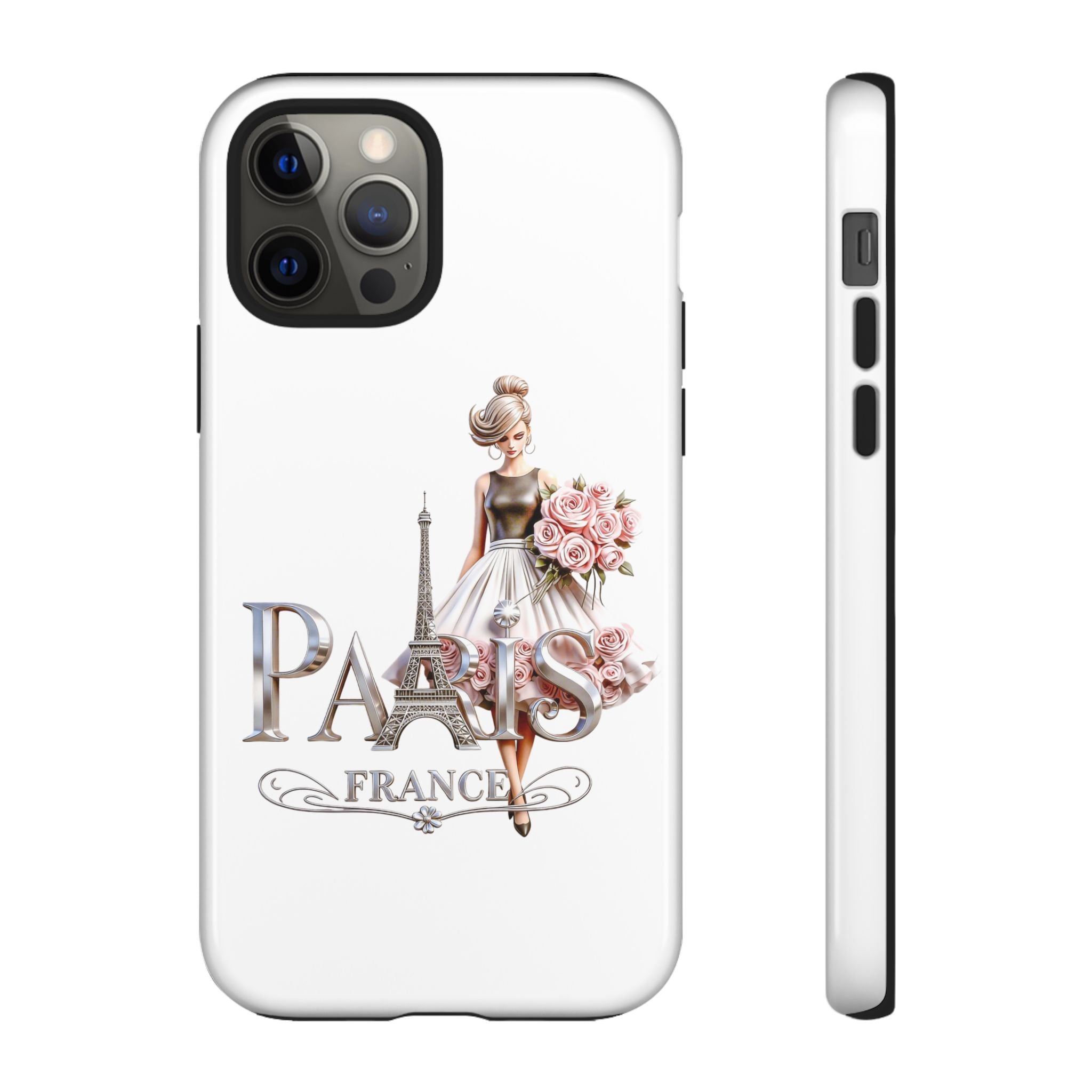 Phone Case | Eiffel Tower Floral Fashion Design Printify
