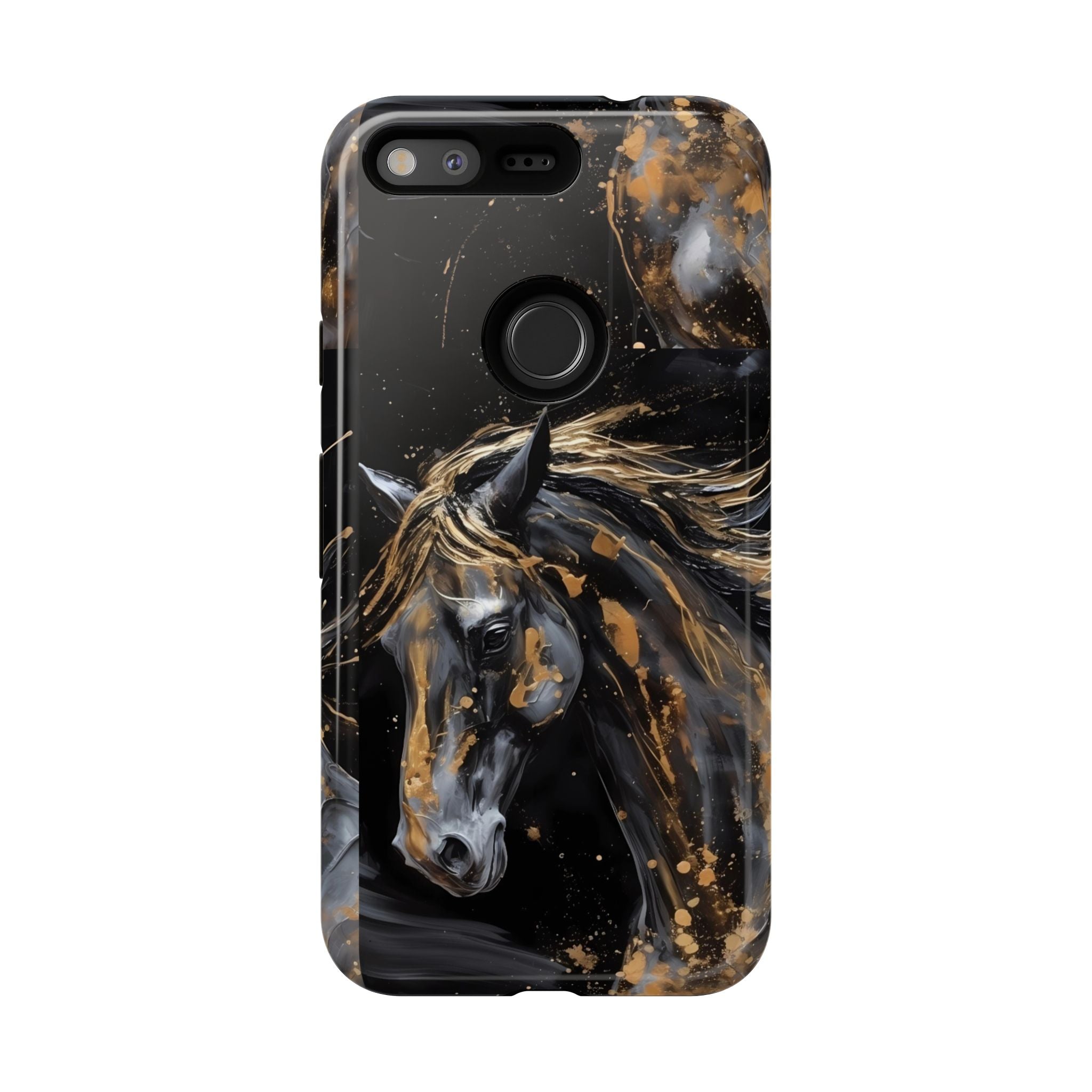 Golden Paint Horse Phone Case | Tough Case Printify