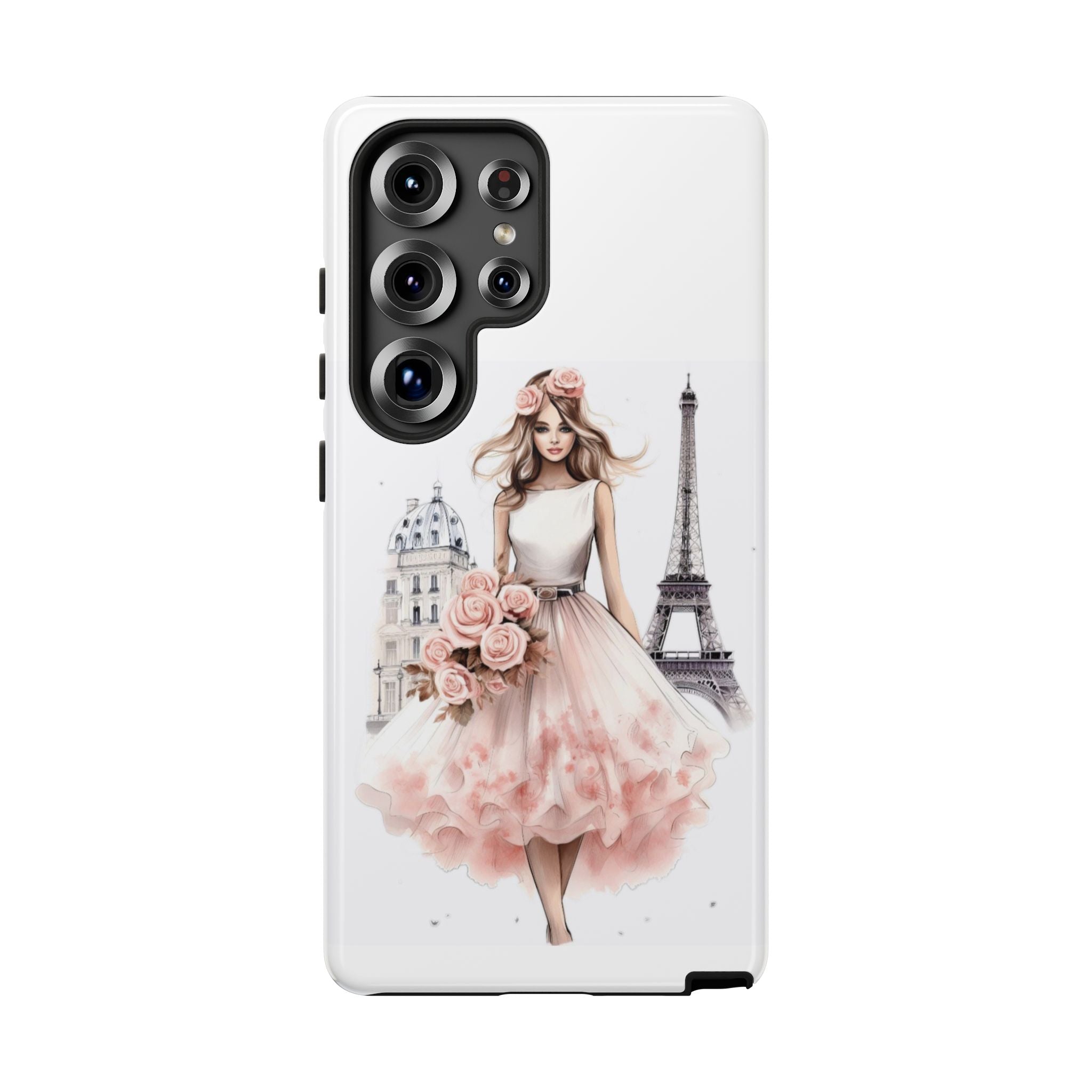 Parisian Ballerina Bouquet phone case | Tough Cases Printify