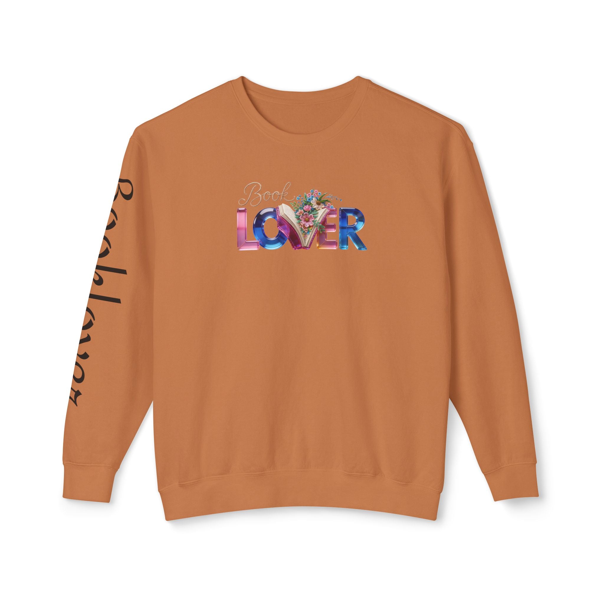 Book Lover Sweatshirt —  Typography Bookworm Pullover Printify