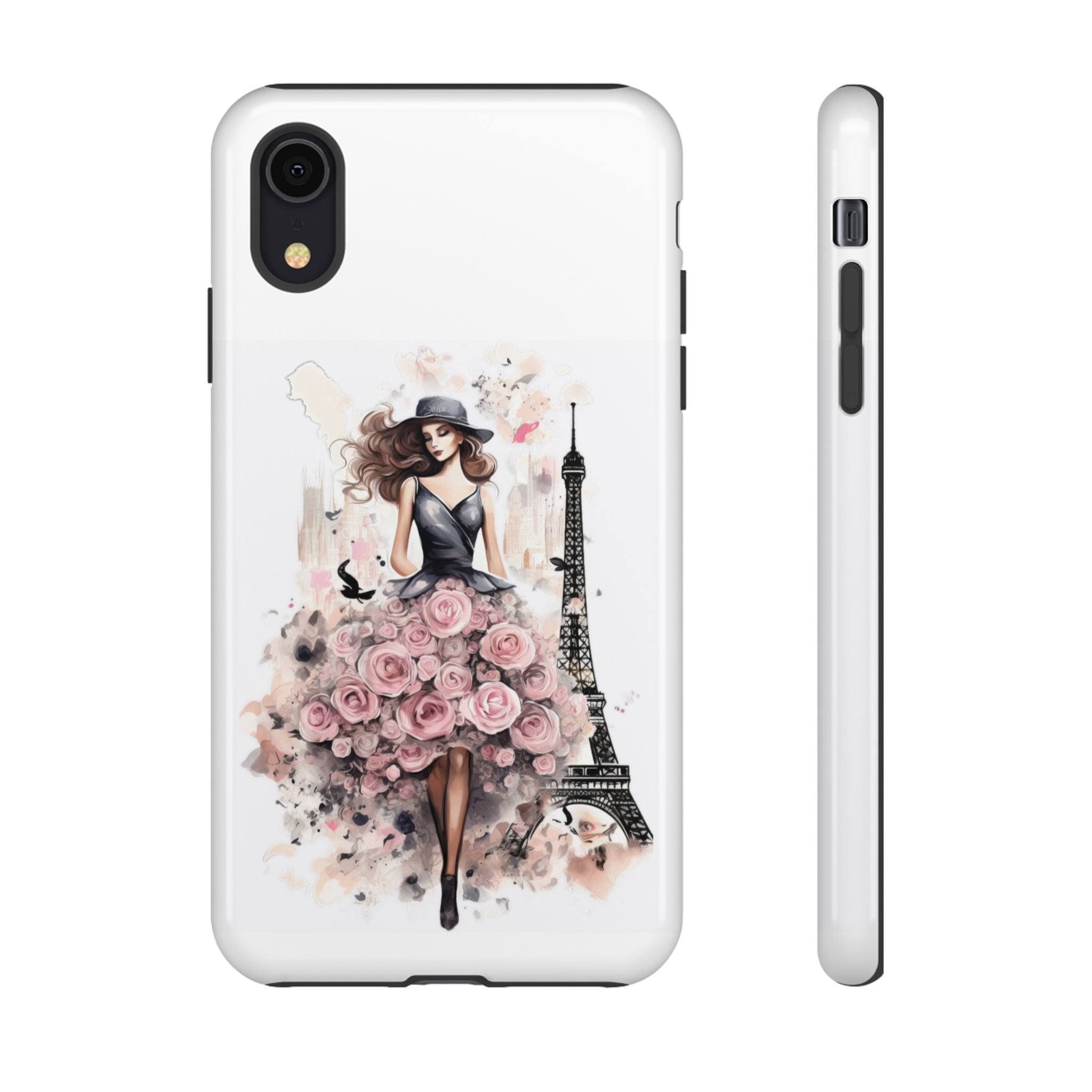 Parisian Rose Dress phone case | iPhone & Samsung slim protective case Printify