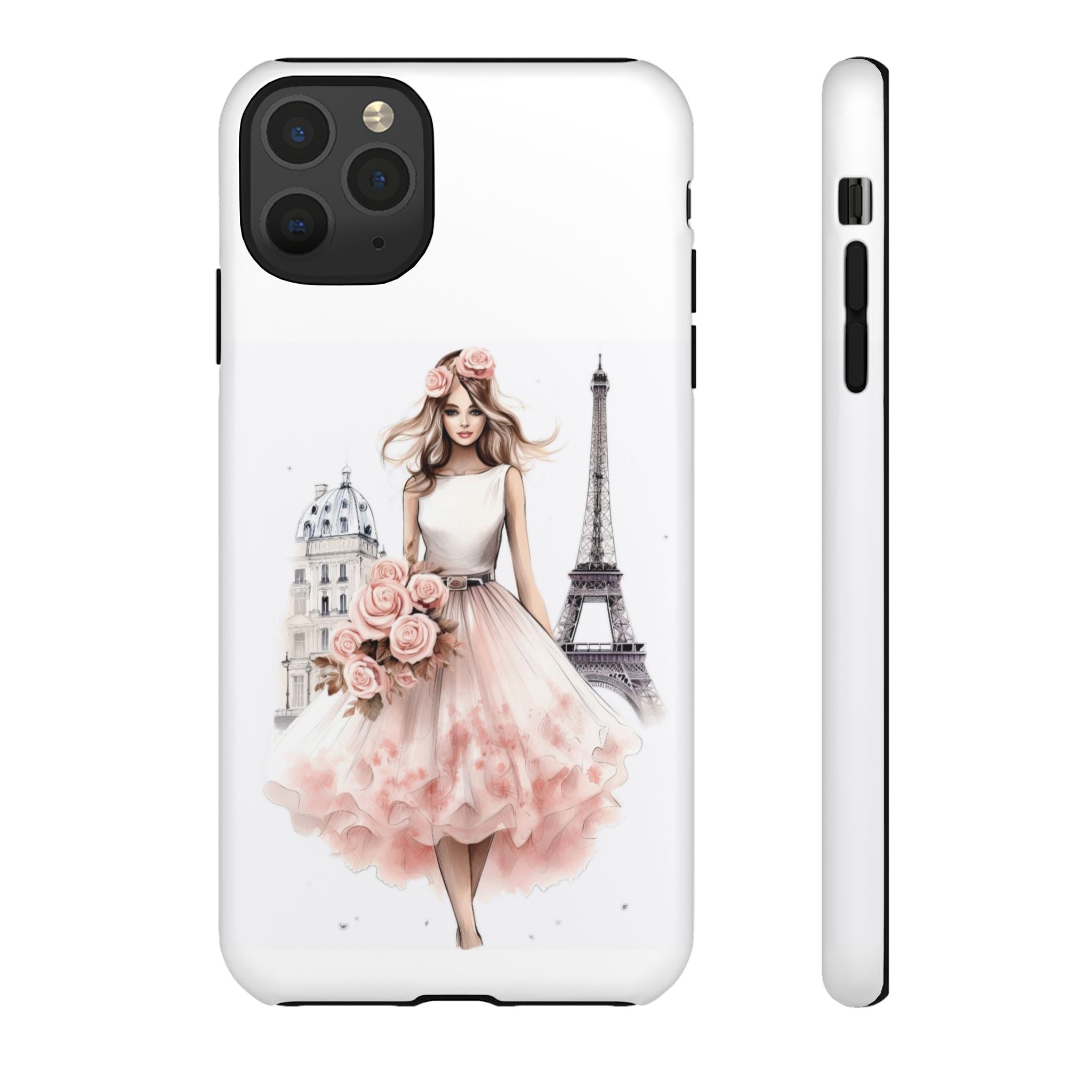 Parisian Ballerina Bouquet phone case | Tough Cases Printify