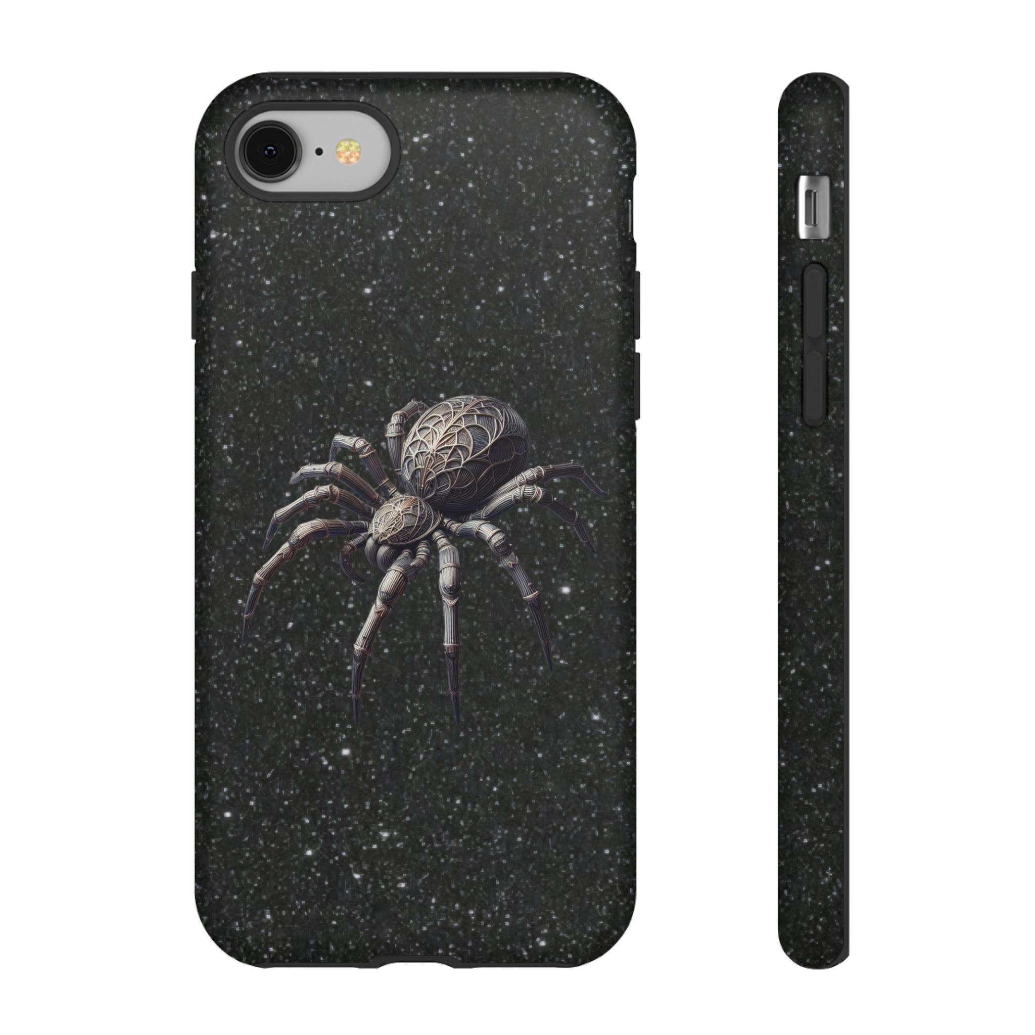 Spider Night Tough Phone Case — Dark Space Tarantula iPhone Cover Printify