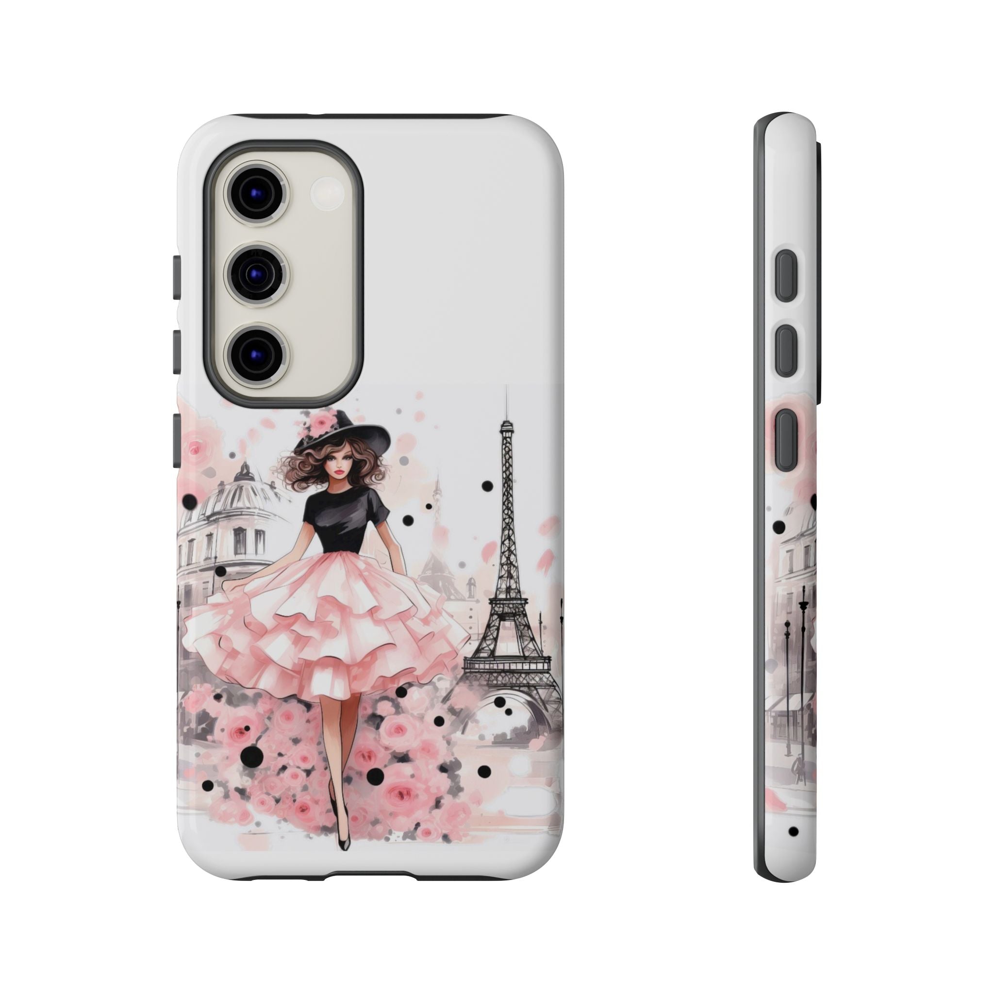 Paris Fashion Illustration Phone Case | Tough Case Printify