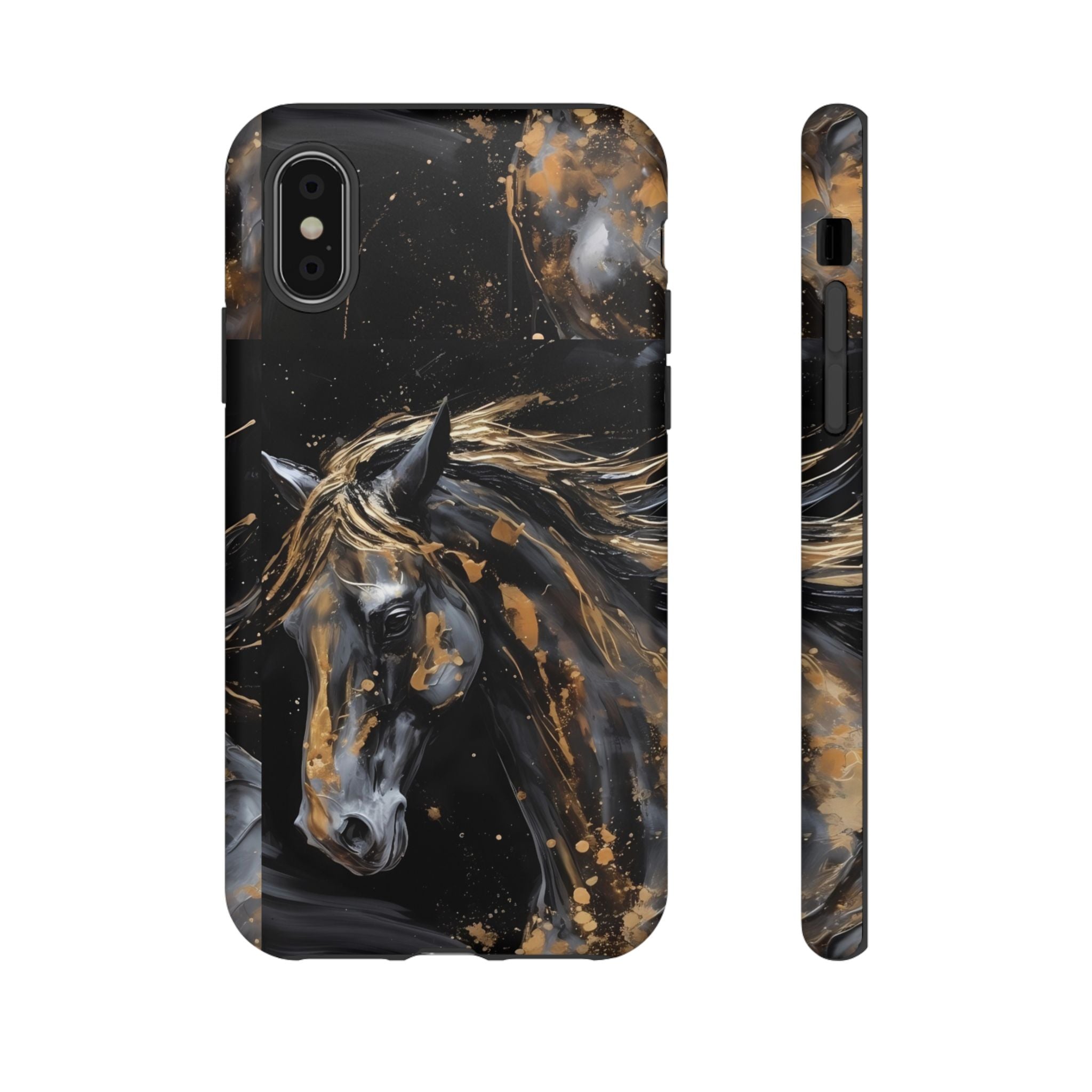 Golden Paint Horse Phone Case | Tough Case Printify