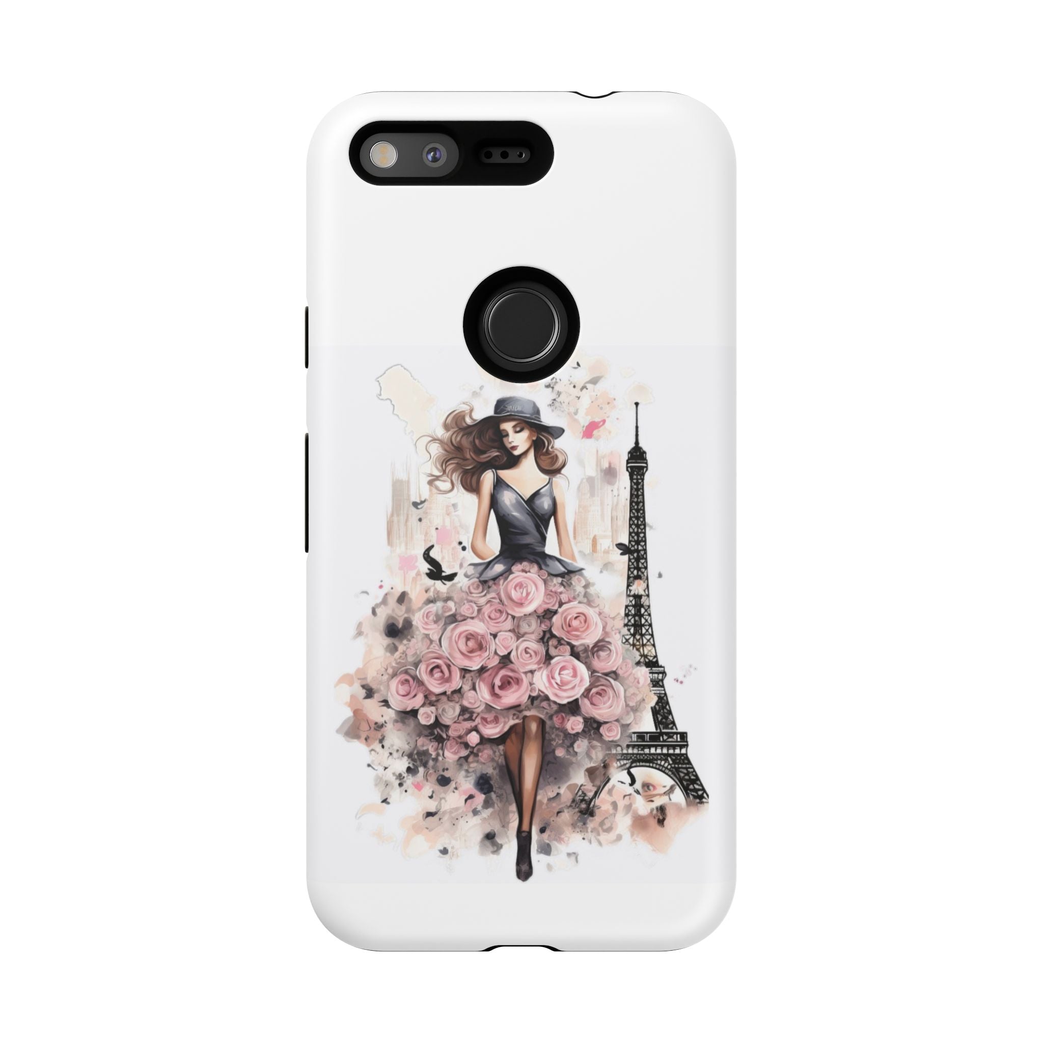 Parisian Rose Dress phone case | iPhone & Samsung slim protective case Printify