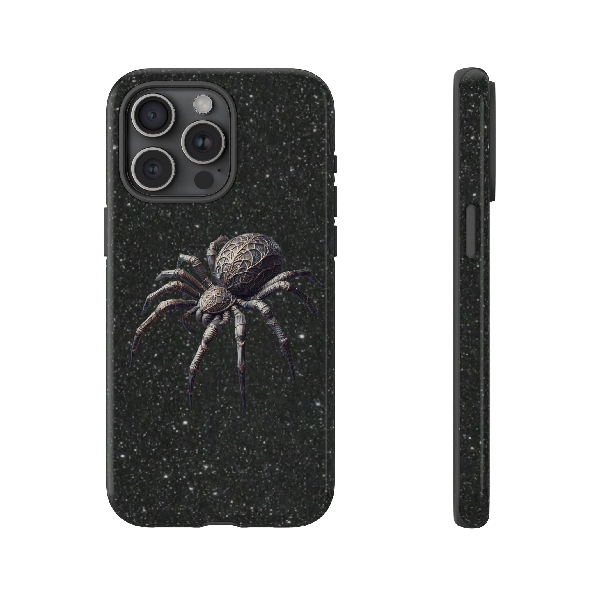 Spider Night Tough Phone Case — Dark Space Tarantula iPhone Cover Printify