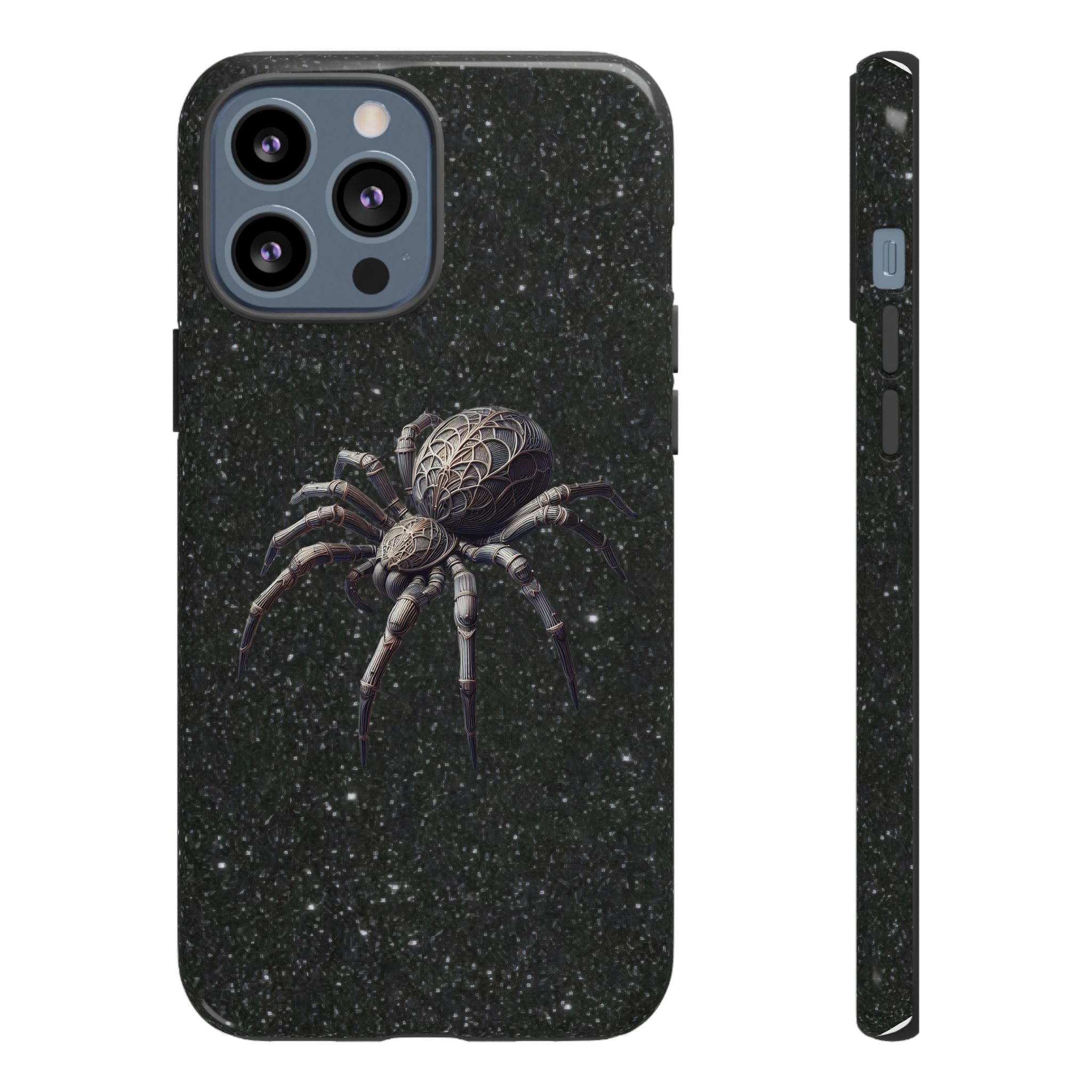 Spider Night Tough Phone Case — Dark Space Tarantula iPhone Cover Printify