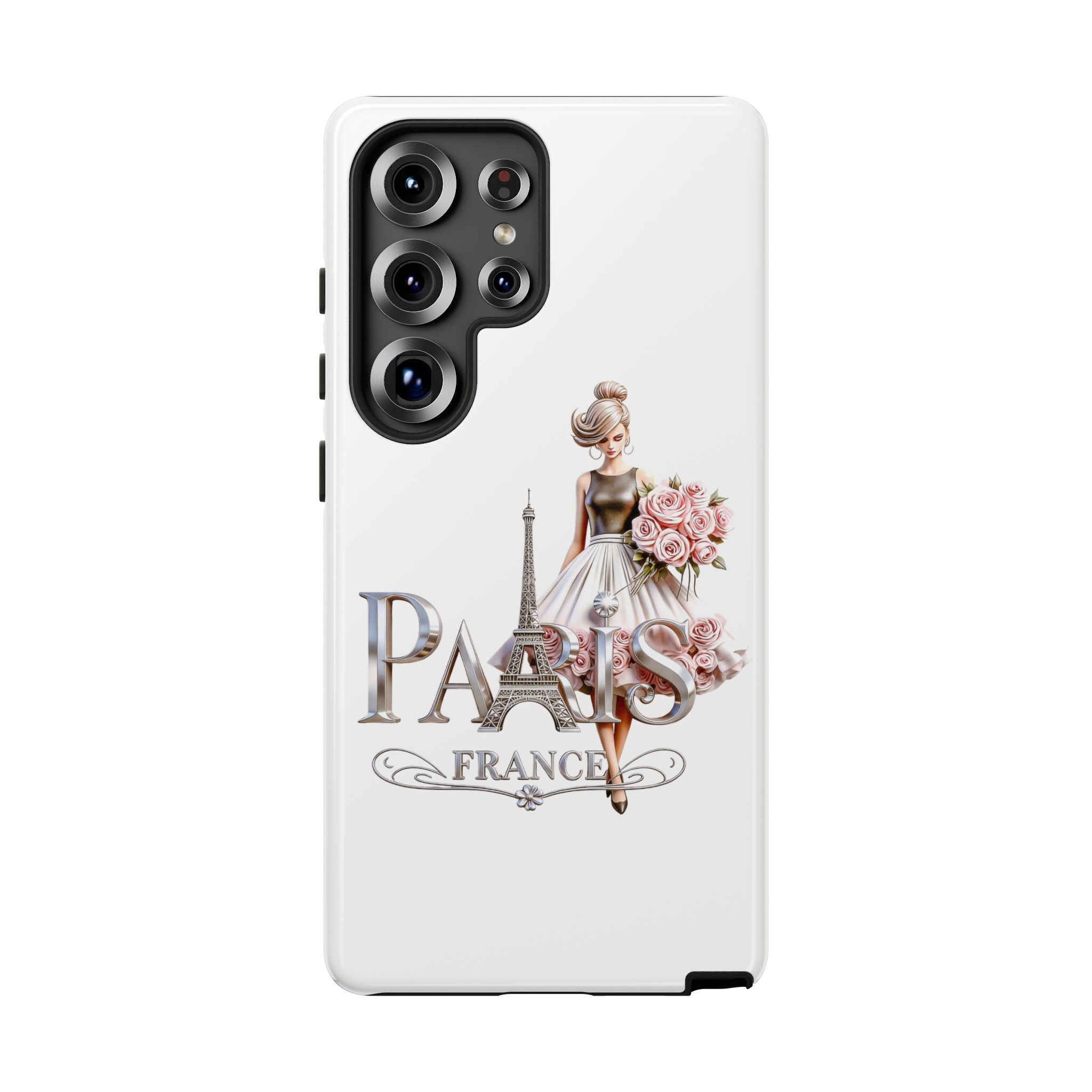 Phone Case | Eiffel Tower Floral Fashion Design Printify