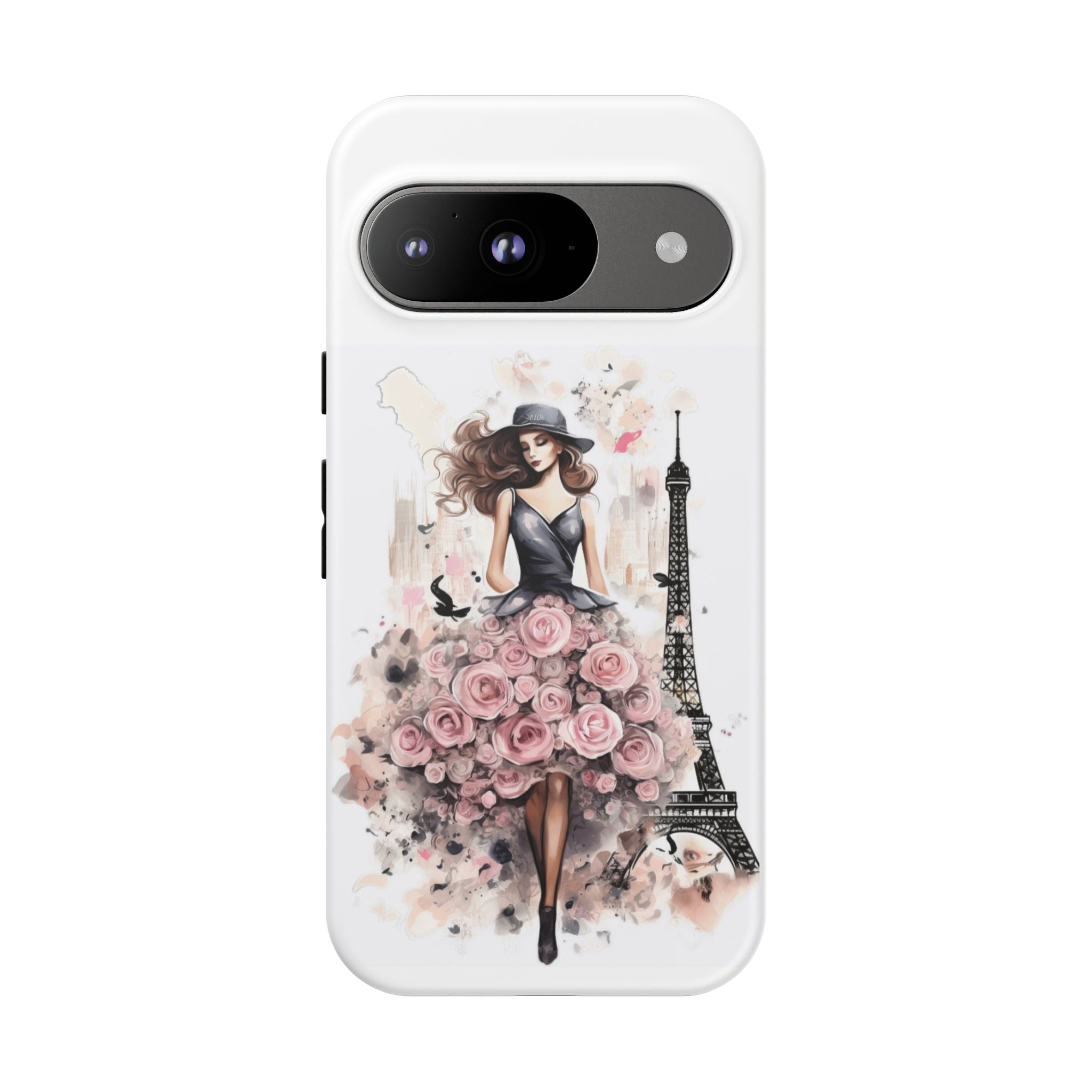 Parisian Rose Dress phone case | iPhone & Samsung slim protective case Printify