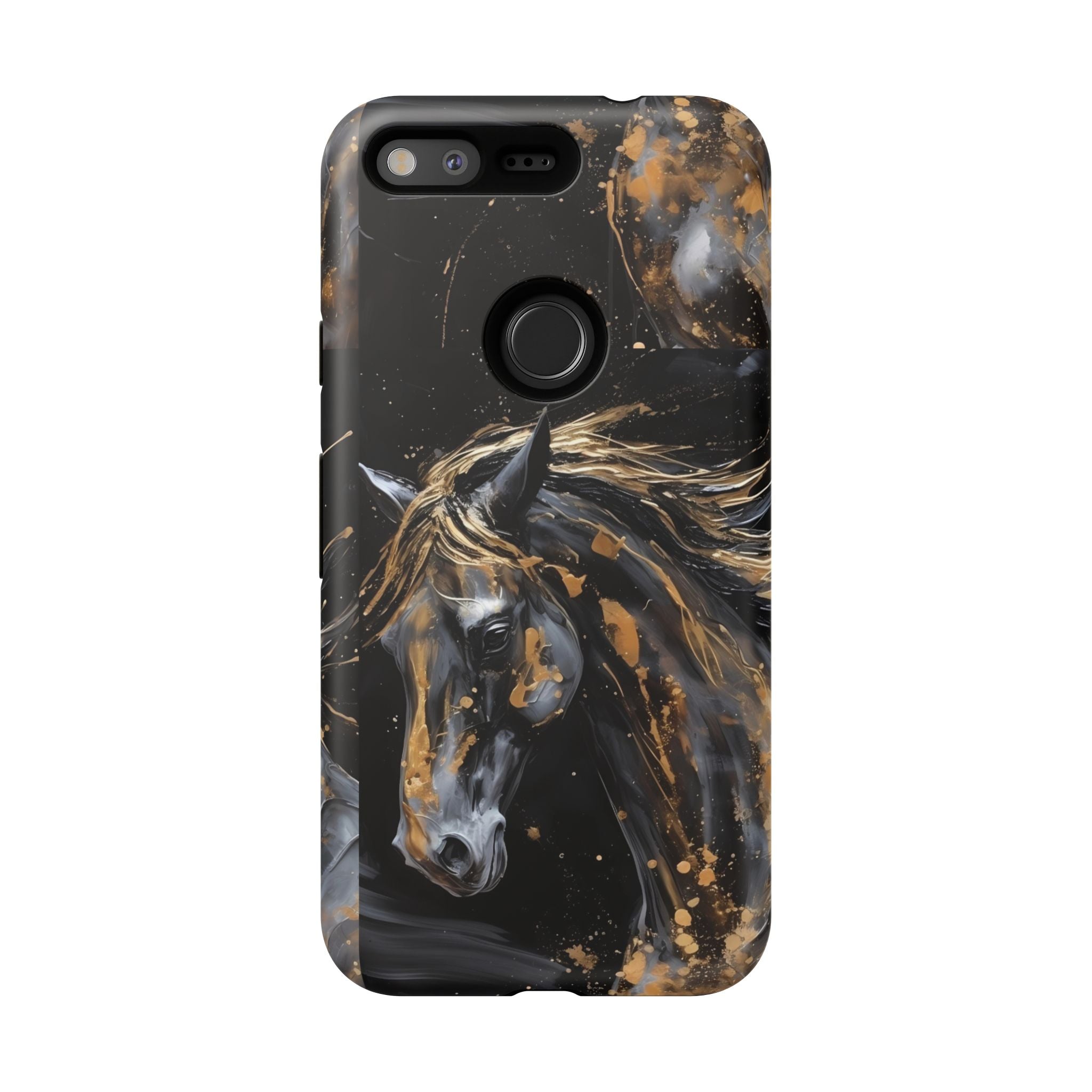 Golden Paint Horse Phone Case | Tough Case Printify