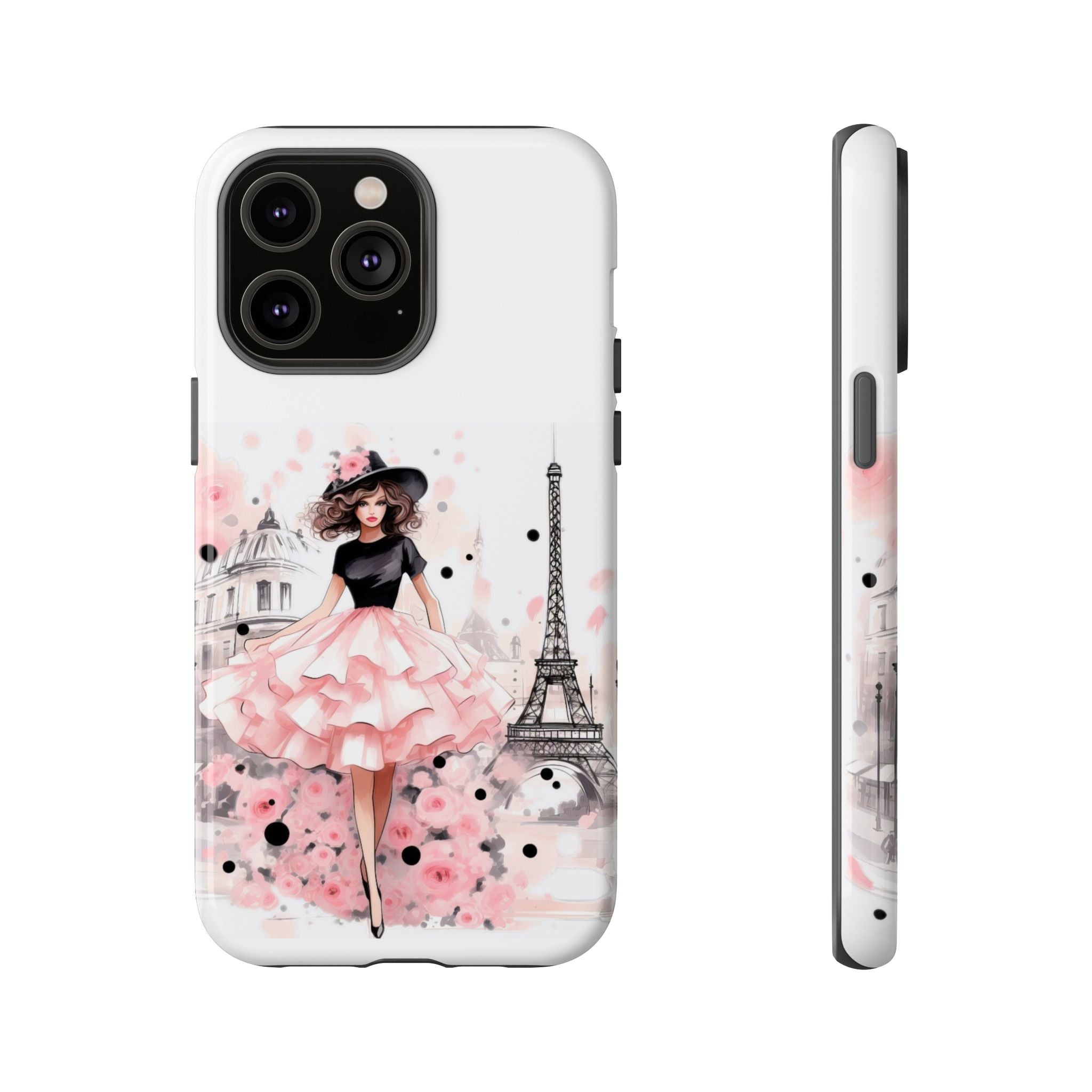 Paris Fashion Illustration Phone Case | Tough Case Printify