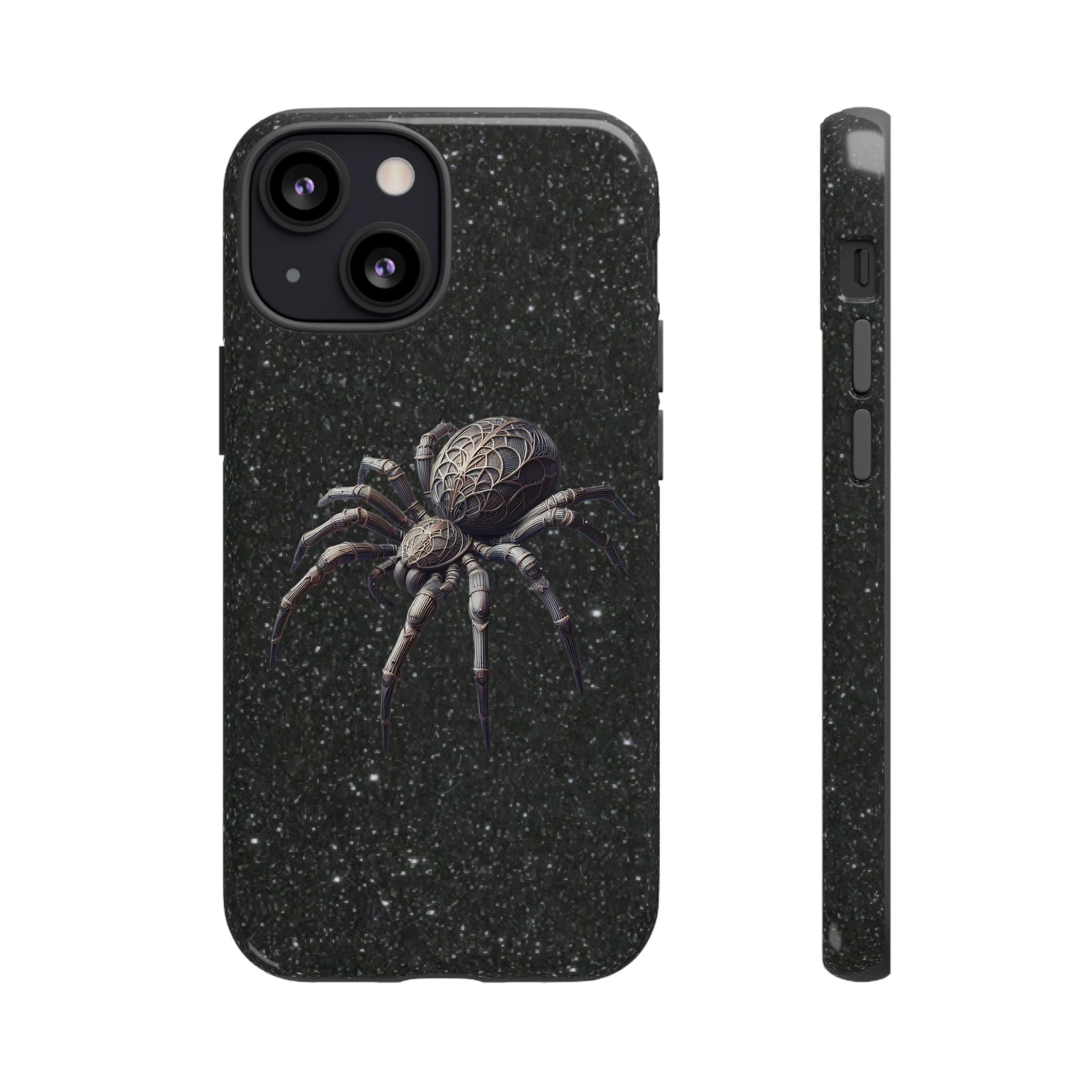 Spider Night Tough Phone Case — Dark Space Tarantula iPhone Cover Printify