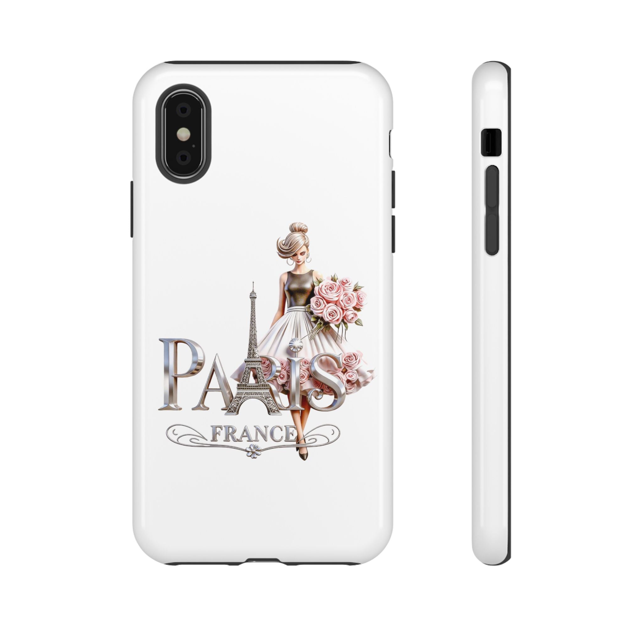 Phone Case | Eiffel Tower Floral Fashion Design Printify