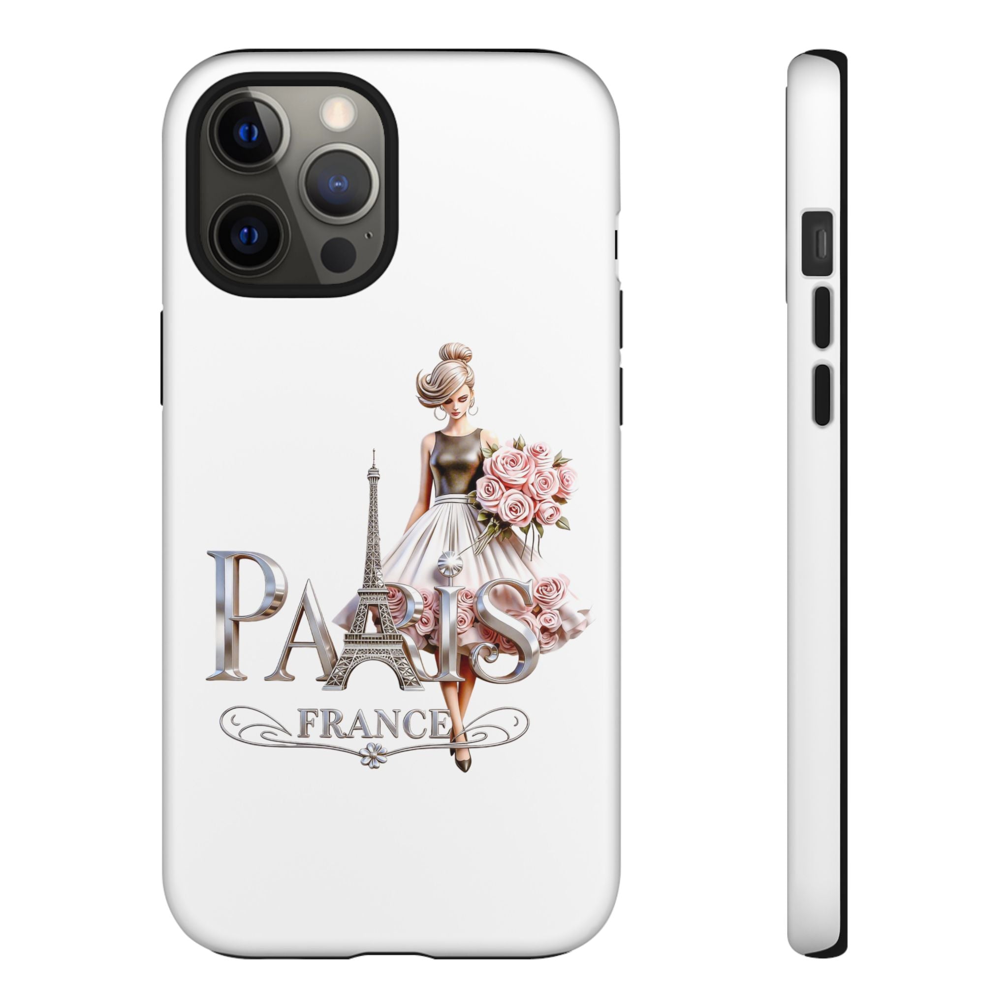 Phone Case | Eiffel Tower Floral Fashion Design Printify