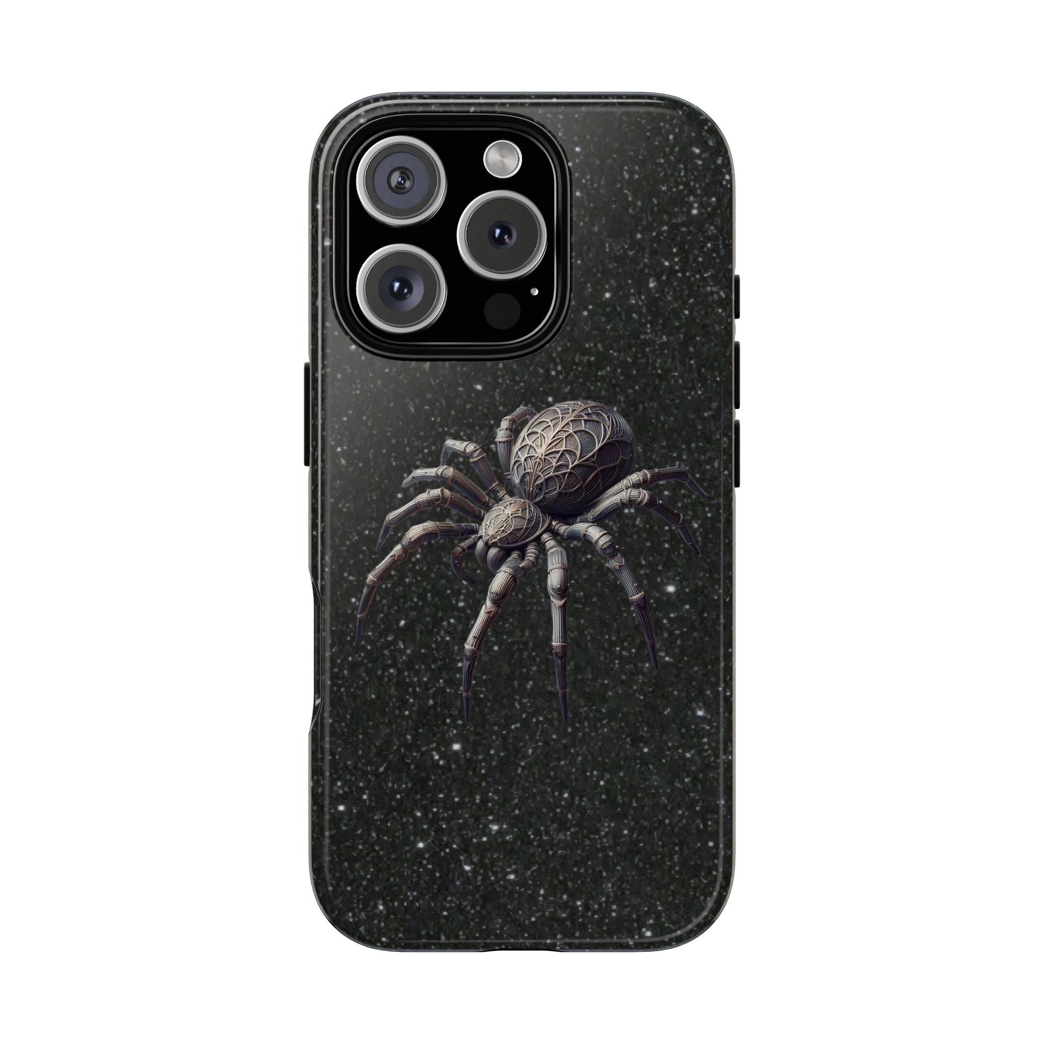 Spider Night Tough Phone Case — Dark Space Tarantula iPhone Cover Printify