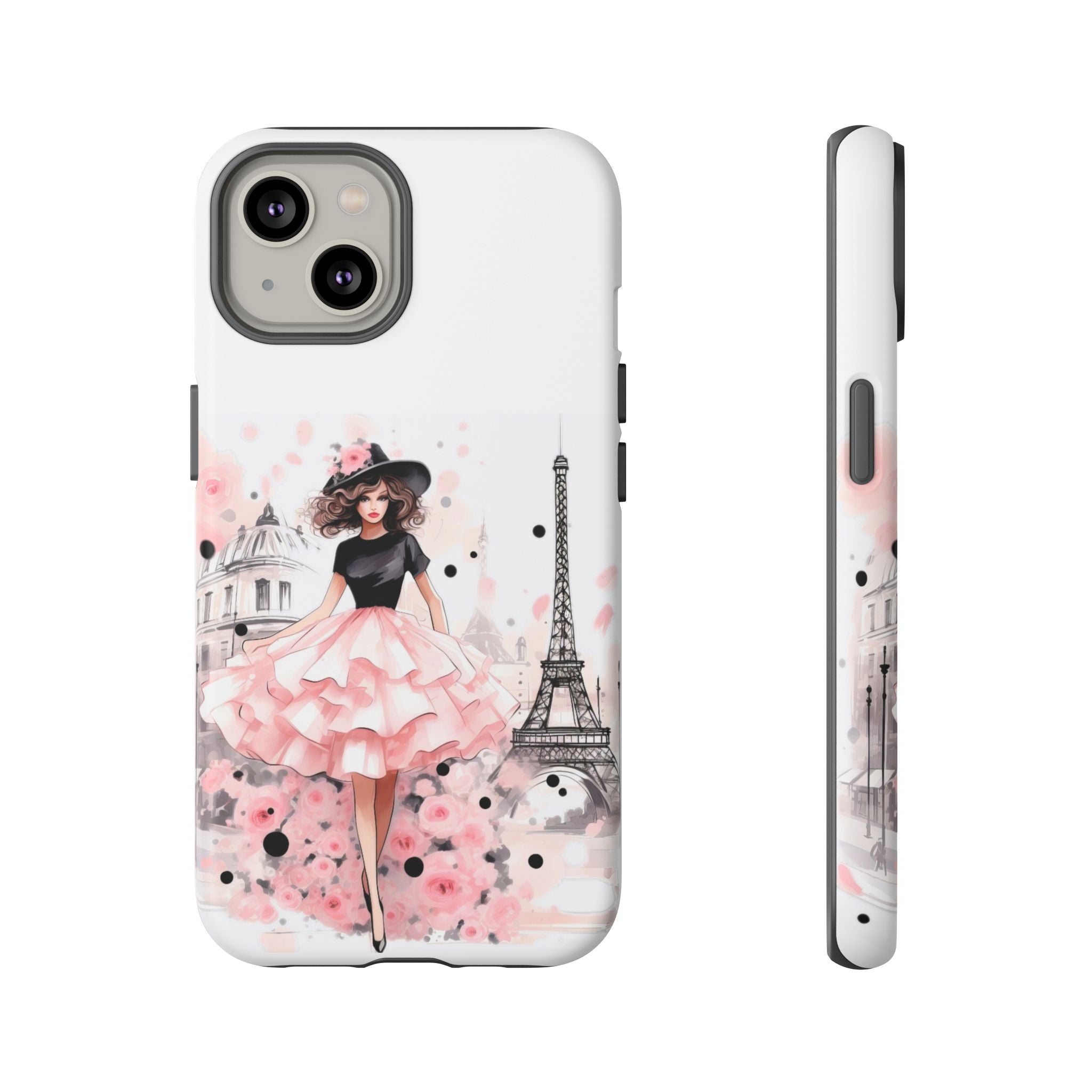Paris Fashion Illustration Phone Case | Tough Case Printify
