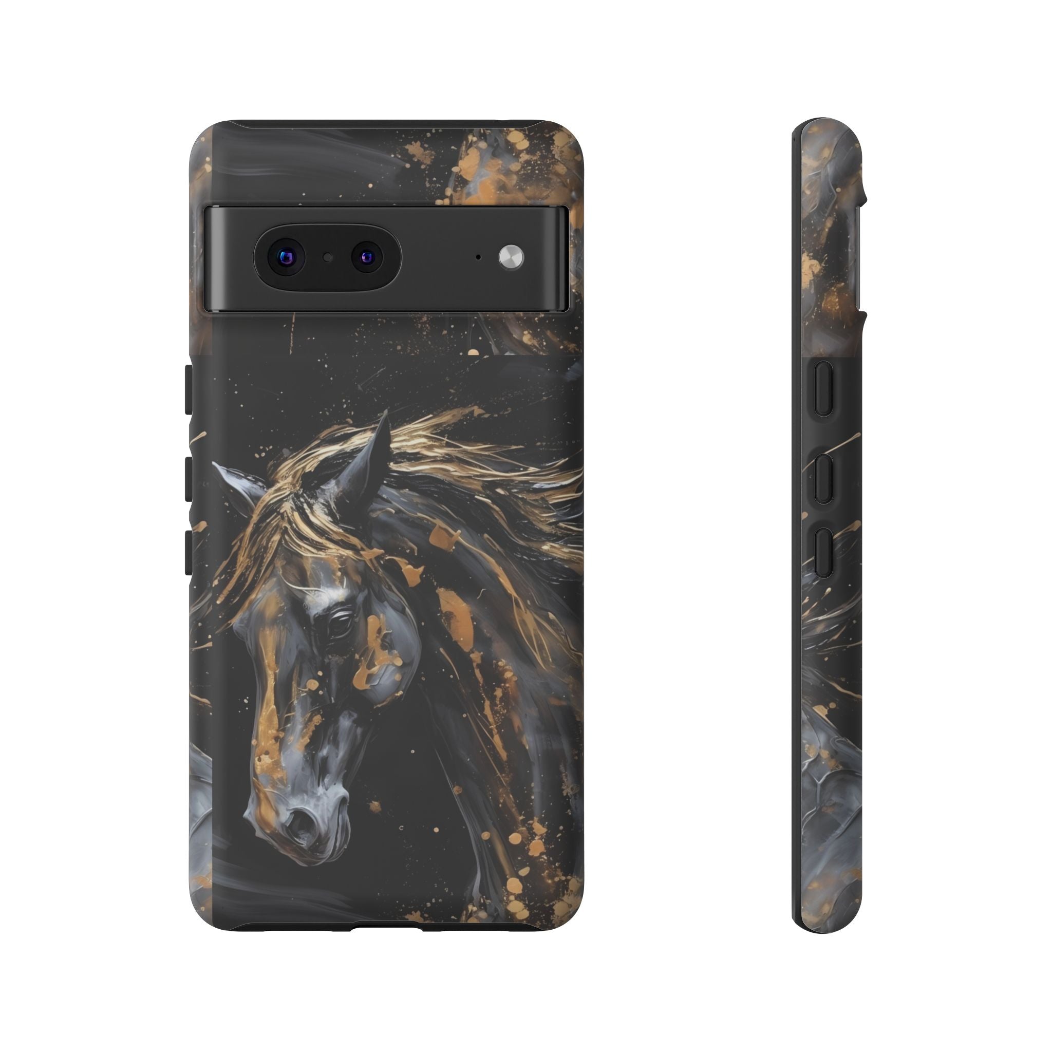 Golden Paint Horse Phone Case | Tough Case Printify