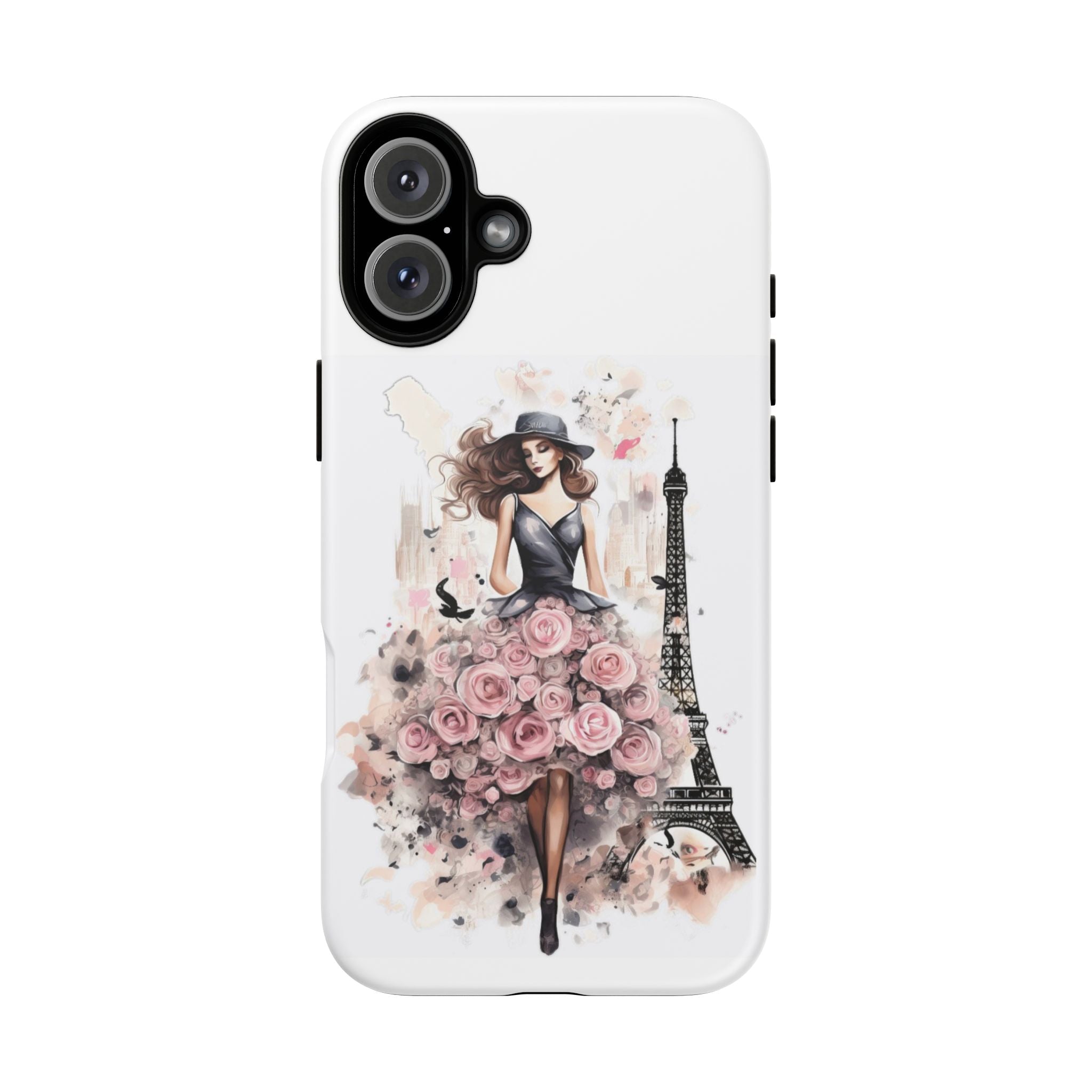Parisian Rose Dress phone case | iPhone & Samsung slim protective case Printify