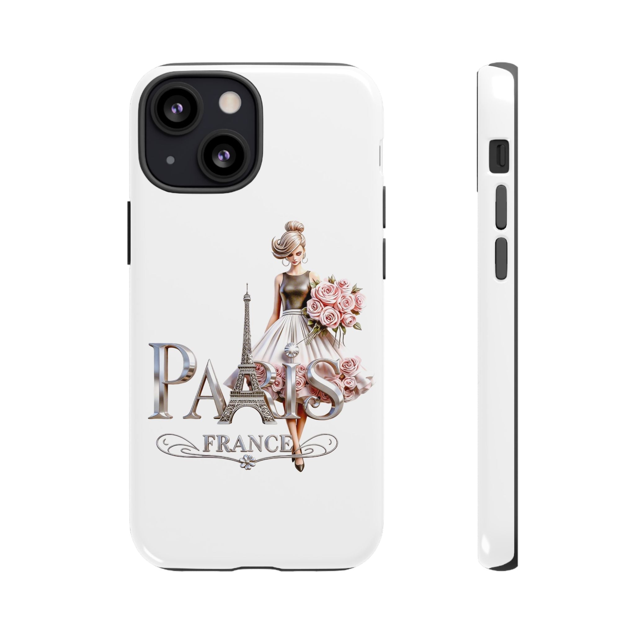 Phone Case | Eiffel Tower Floral Fashion Design Printify