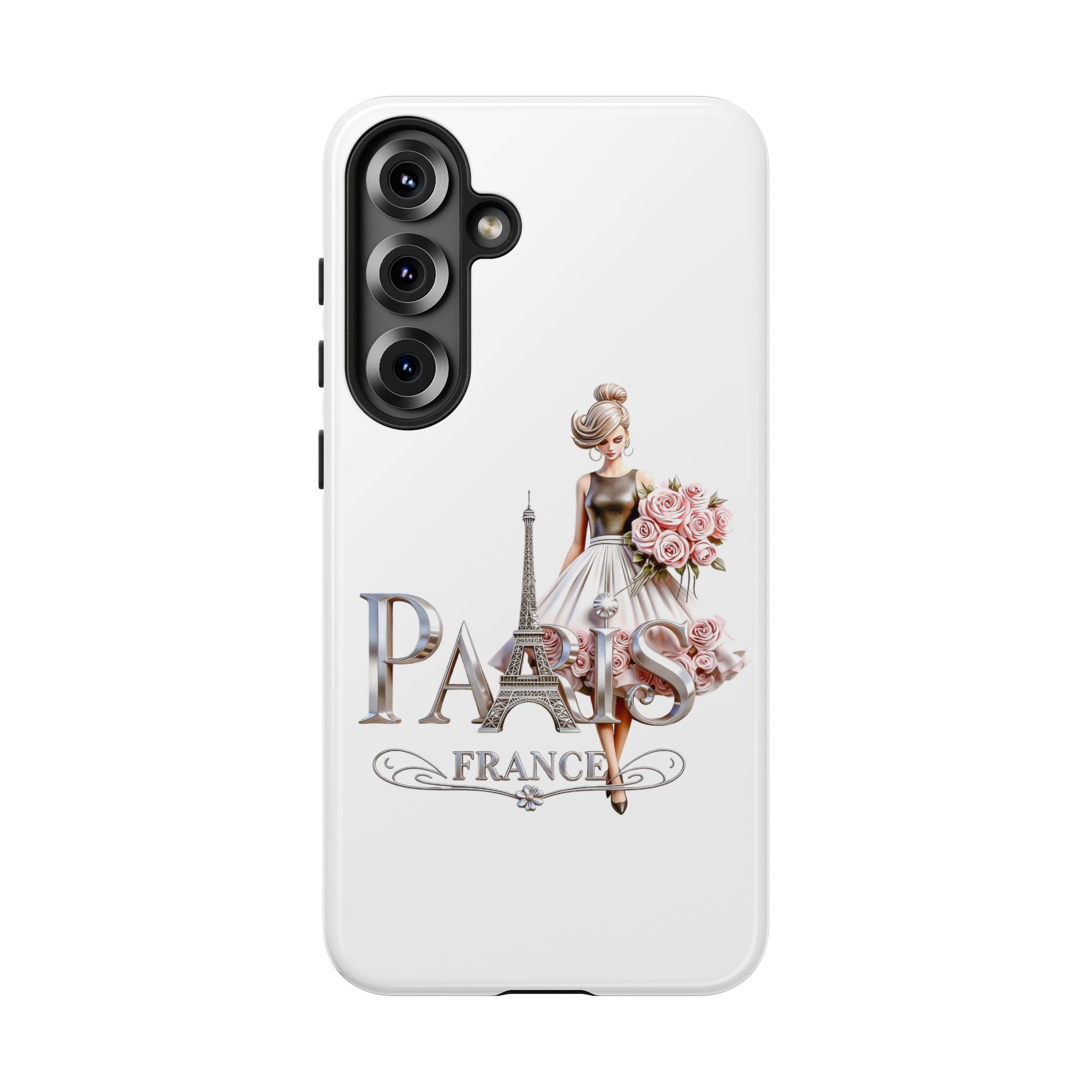 Phone Case | Eiffel Tower Floral Fashion Design Printify