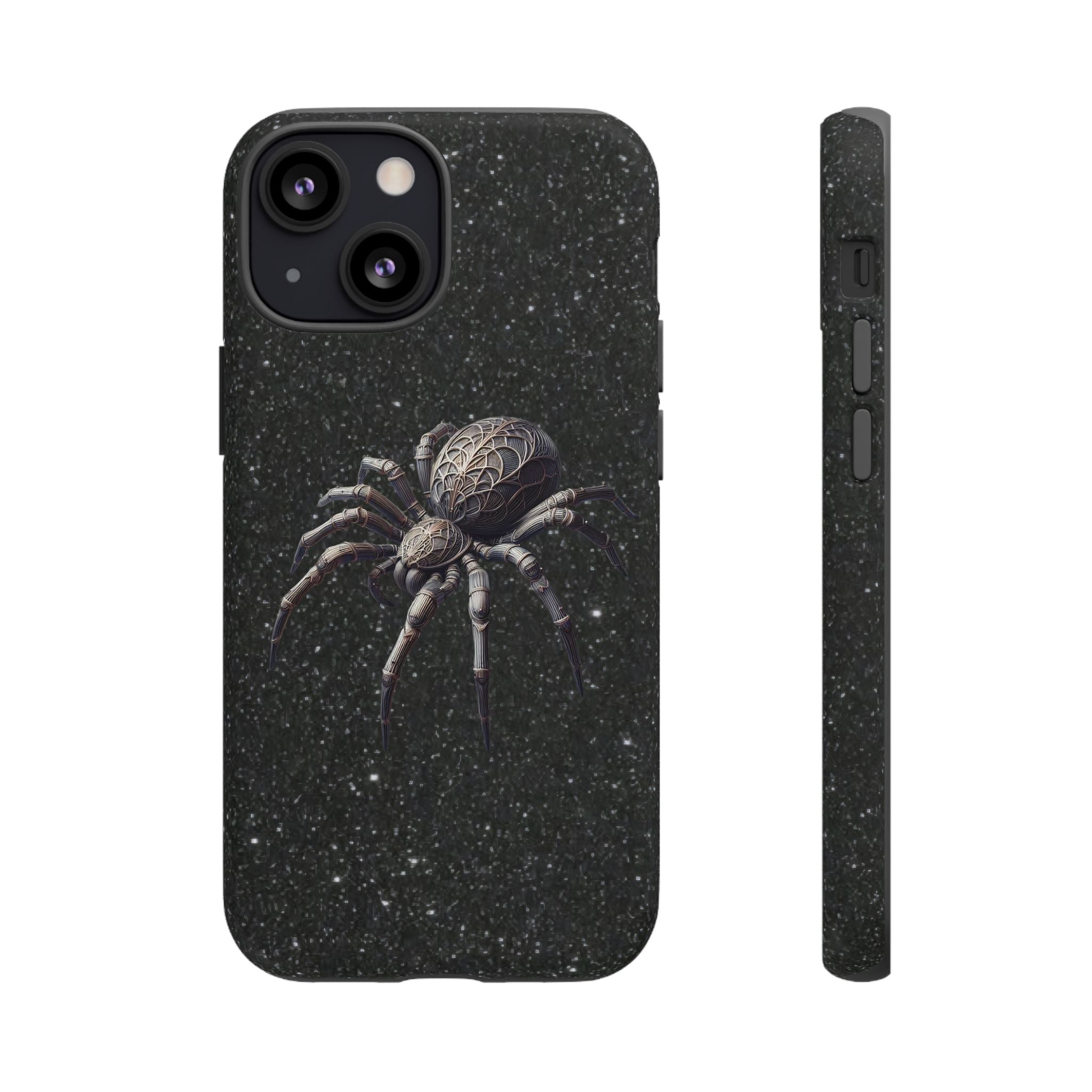 Spider Night Tough Phone Case — Dark Space Tarantula iPhone Cover Printify
