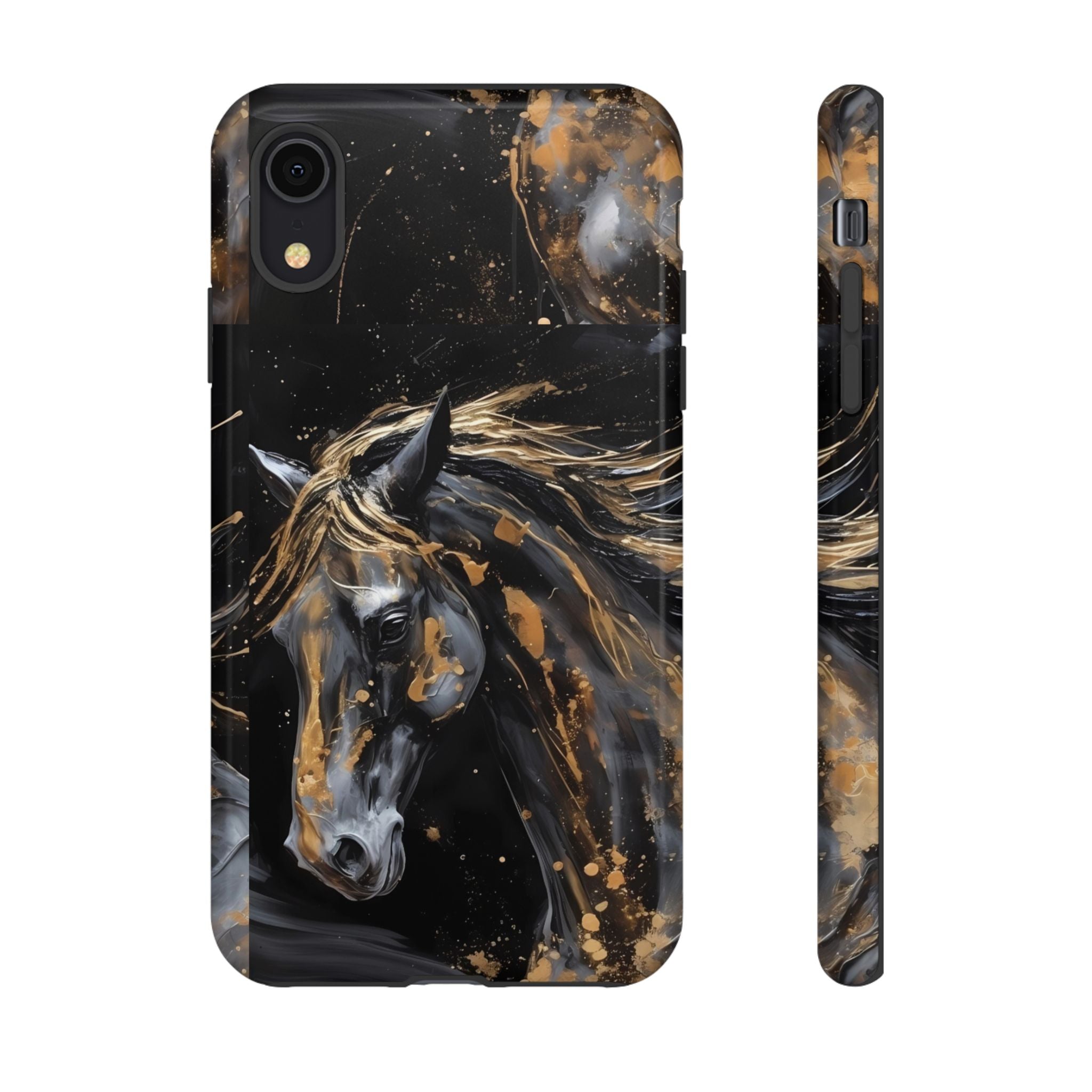Golden Paint Horse Phone Case | Tough Case Printify