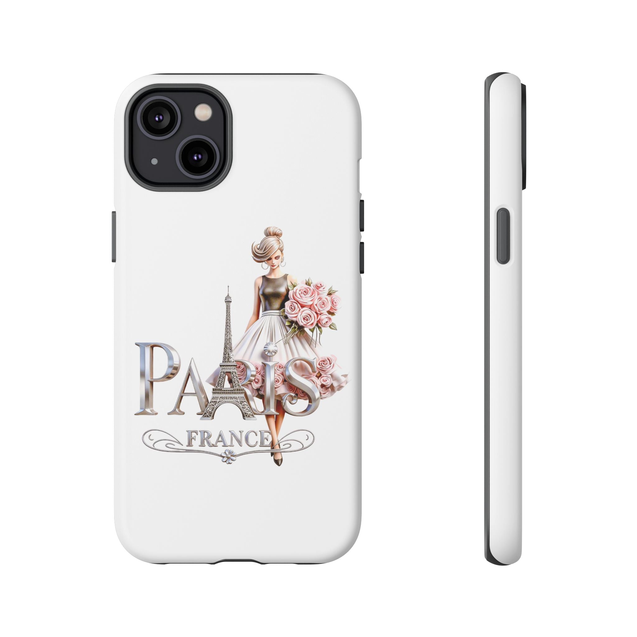 Phone Case | Eiffel Tower Floral Fashion Design Printify