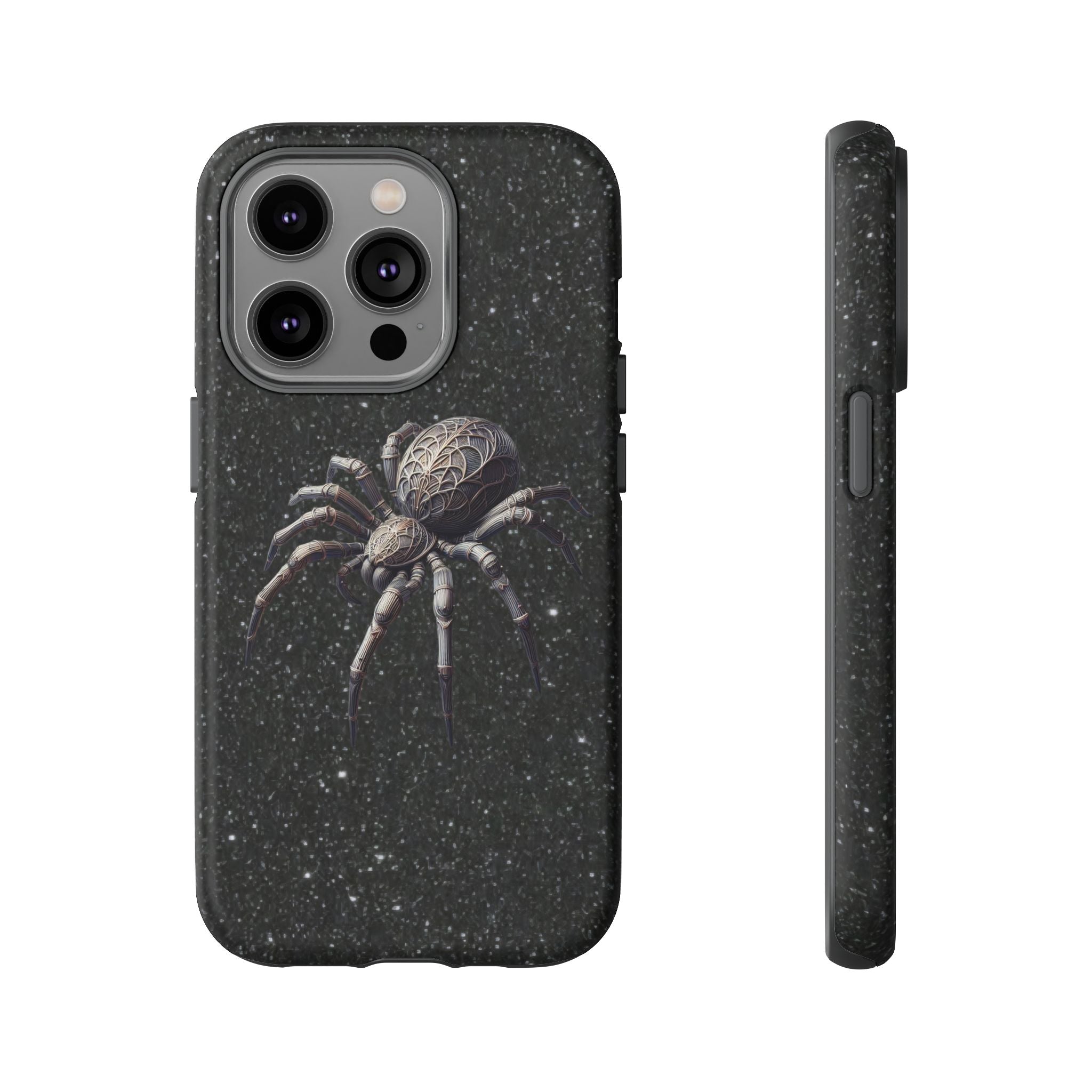 Spider Night Tough Phone Case — Dark Space Tarantula iPhone Cover Printify