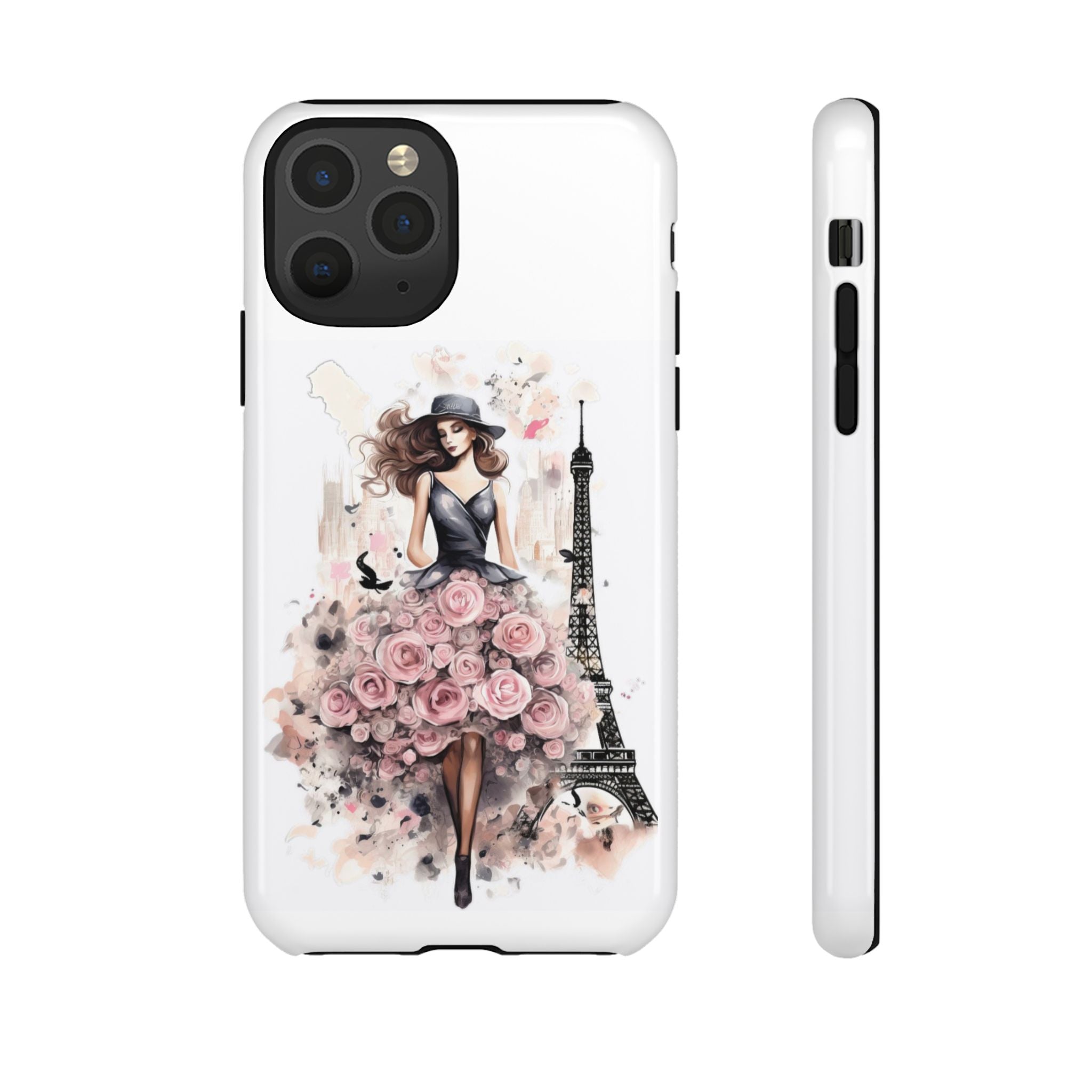 Parisian Rose Dress phone case | iPhone & Samsung slim protective case Printify