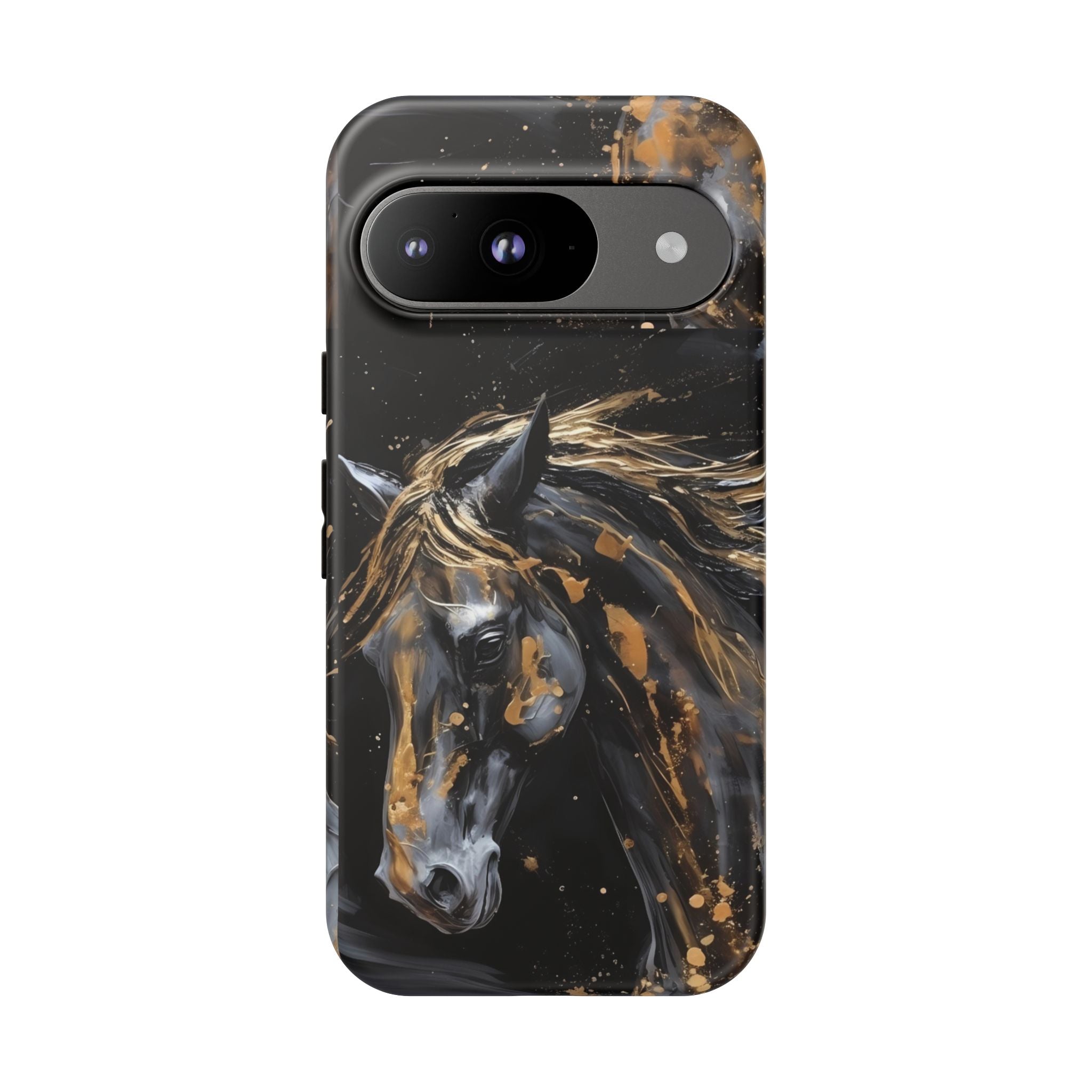Golden Paint Horse Phone Case | Tough Case Printify